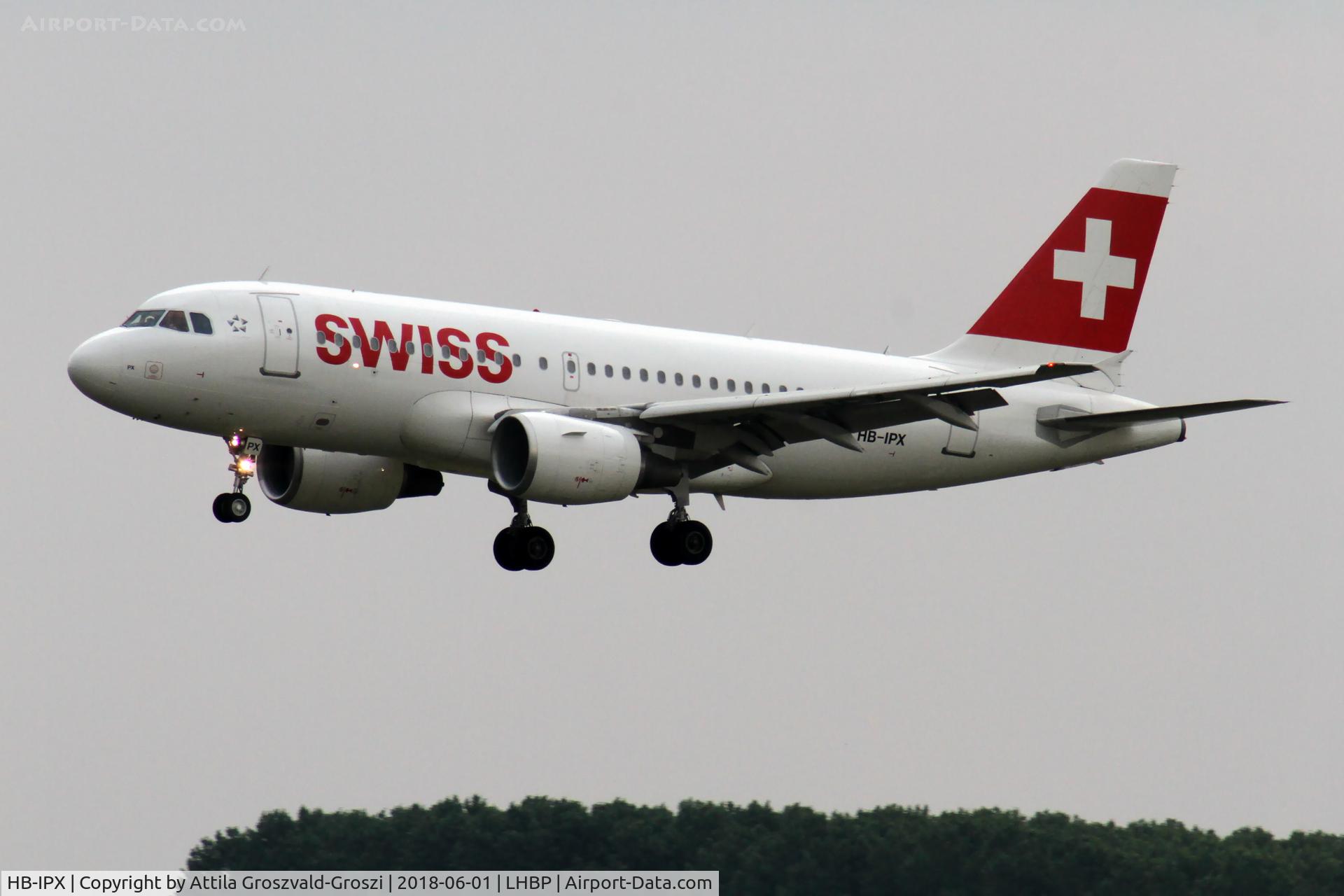 HB-IPX, 1996 Airbus A319-112 C/N 612, LHBP - Ferihegy/Liszt Ferenc Internationale Airport, Hungary