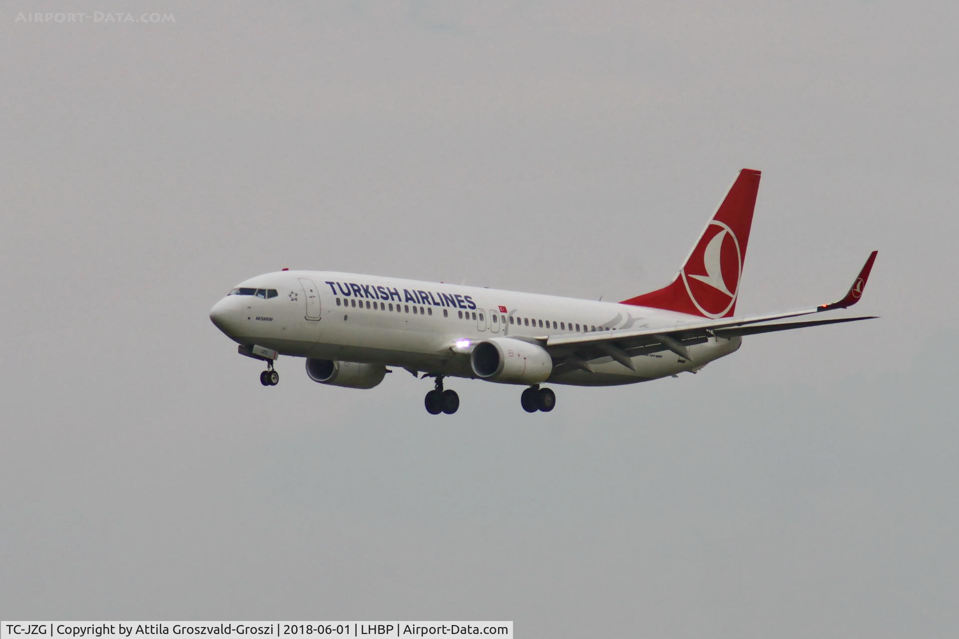 TC-JZG, 2016 Boeing 737-8F2 C/N 60028, LHBP - Ferihegy/Liszt Ferenc Internationale Airport, Hungary