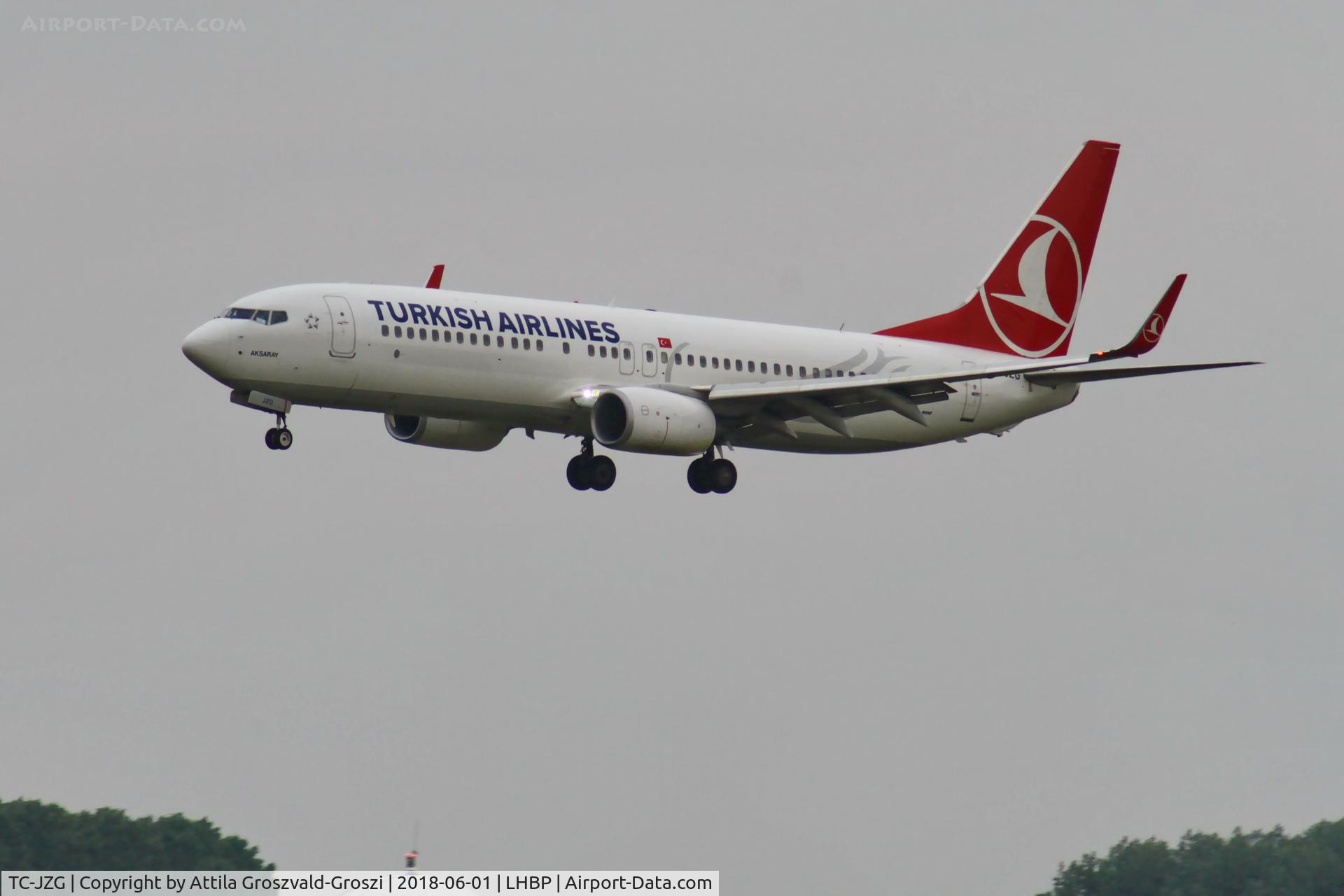 TC-JZG, 2016 Boeing 737-8F2 C/N 60028, LHBP - Ferihegy/Liszt Ferenc Internationale Airport, Hungary