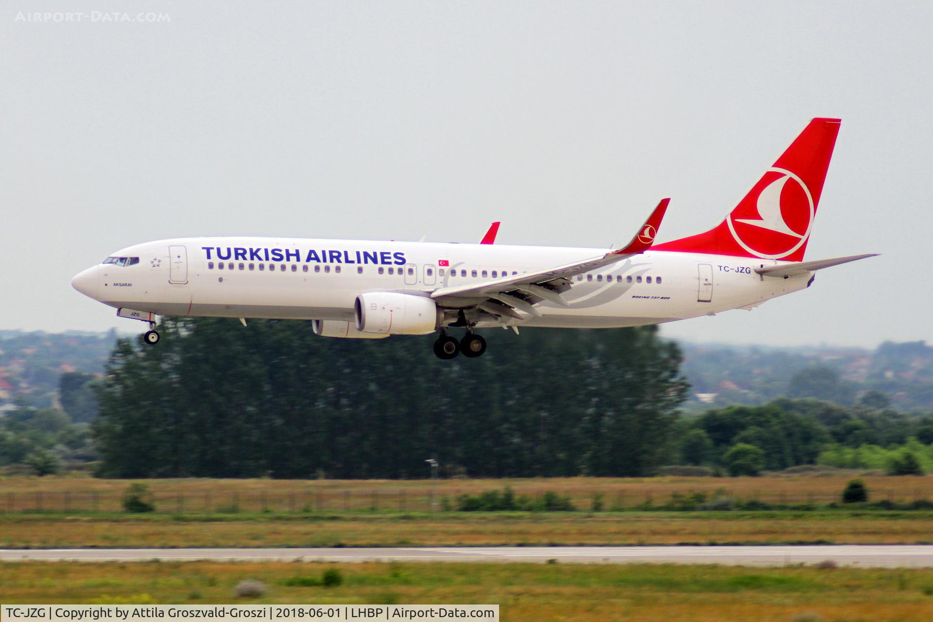 TC-JZG, 2016 Boeing 737-8F2 C/N 60028, LHBP - Ferihegy/Liszt Ferenc Internationale Airport, Hungary