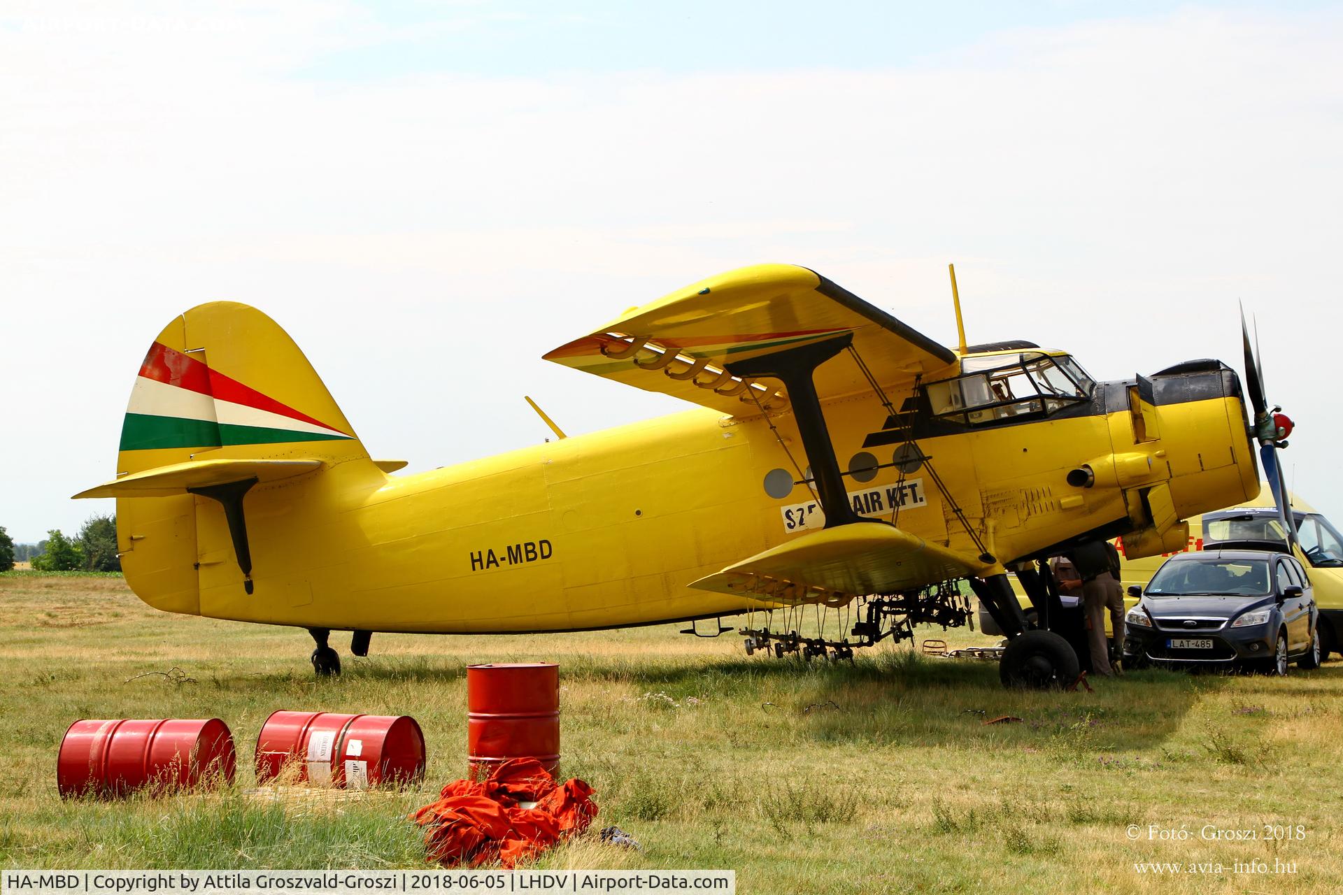 HA-MBD, 1975 PZL-Mielec An-2R C/N 1G161-09, LHDV - Dunaujváros/Kisapostag Airport, Hungary