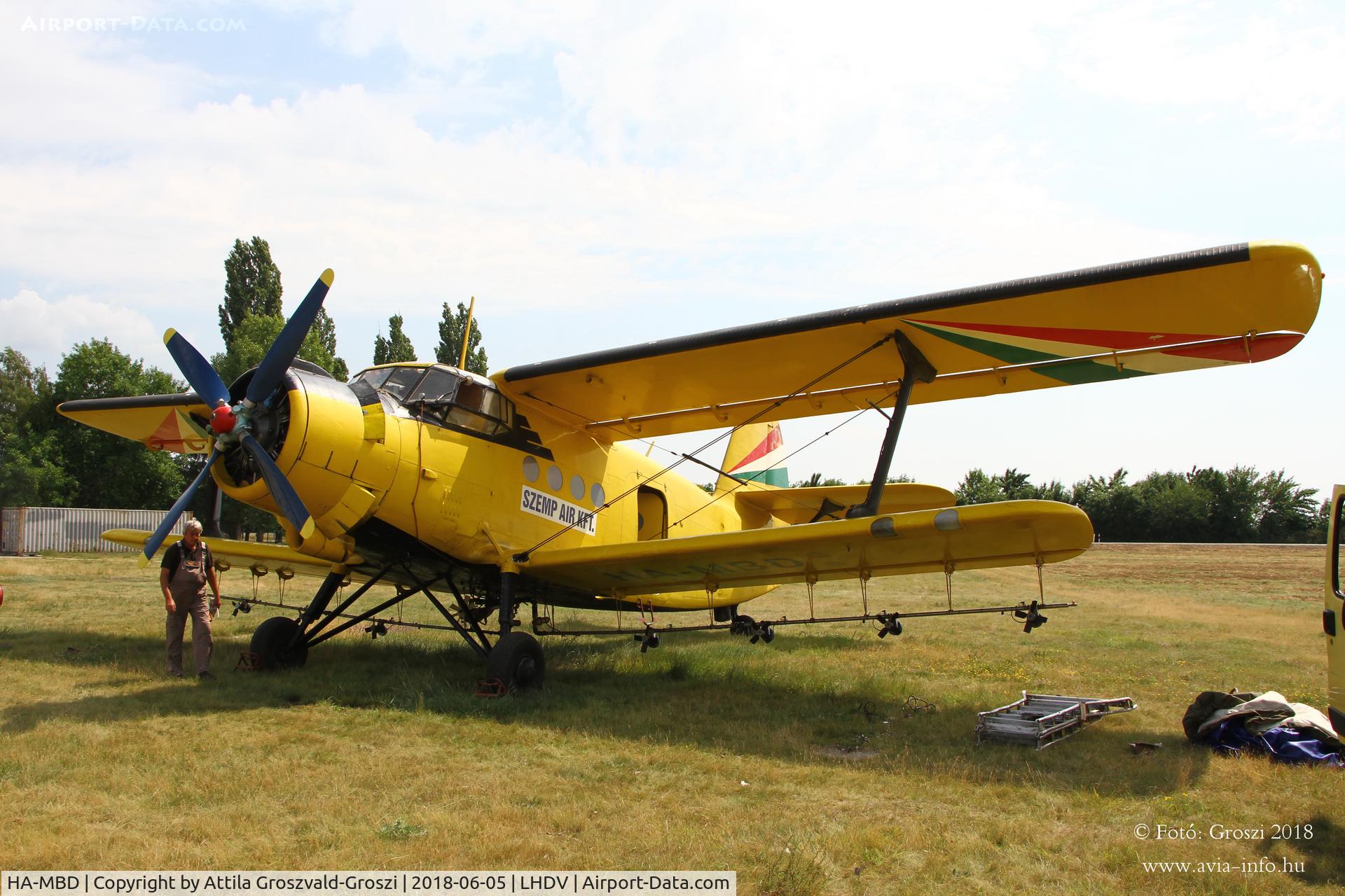 HA-MBD, 1975 PZL-Mielec An-2R C/N 1G161-09, LHDV - Dunaujváros/Kisapostag Airport, Hungary