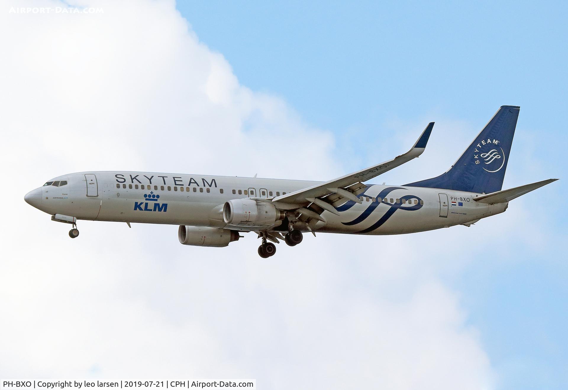 PH-BXO, 2001 Boeing 737-9K2 C/N 29599, Copenhagen 21.7.2019 L/D R-22R
