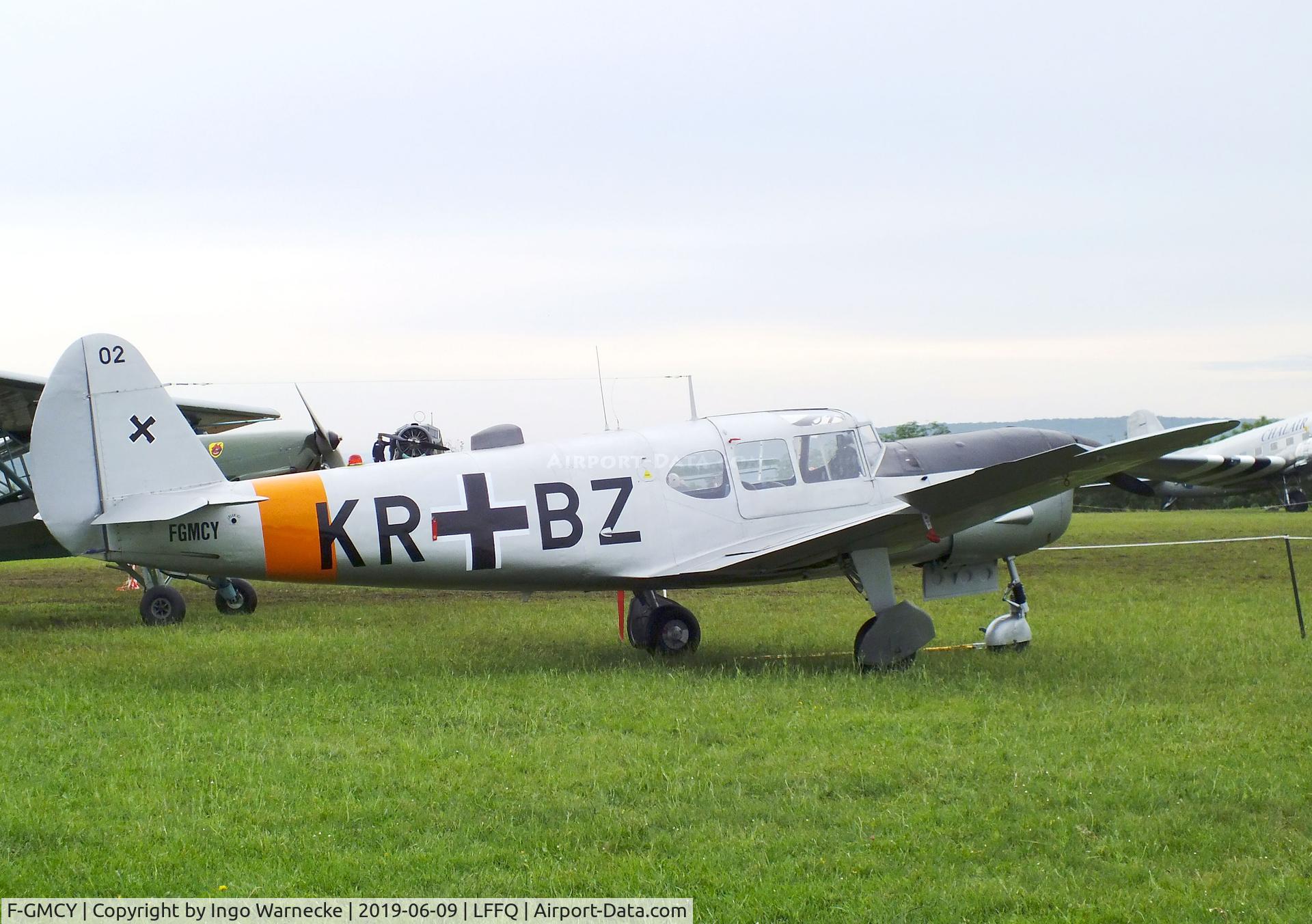 F-GMCY, 1947 Nord (Messerschmitt) N-1101 Noralpha C/N 67, Nord N.1101 Noralpha at the meeting aerien 2019, La-Ferte-Alais