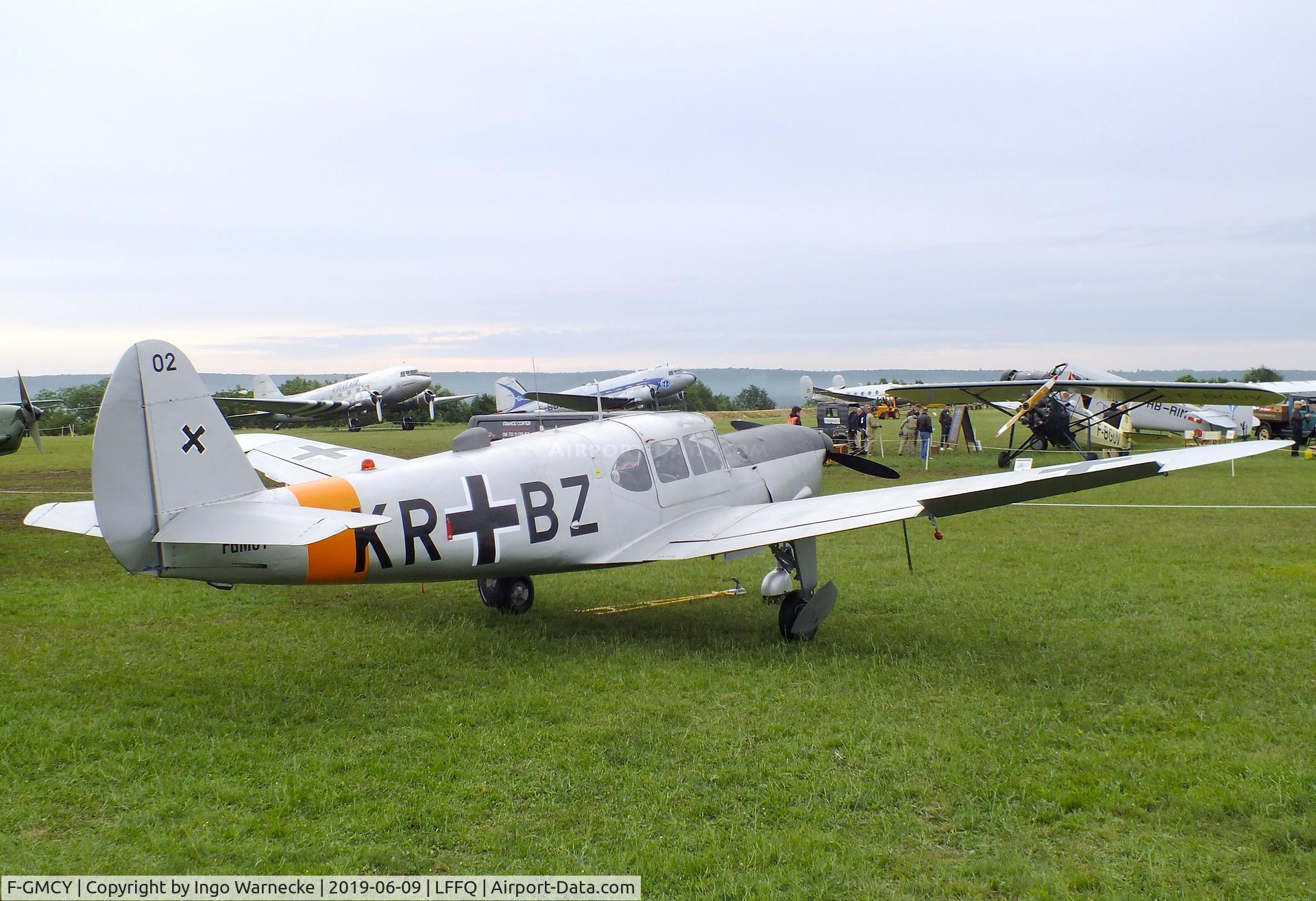 F-GMCY, 1947 Nord (Messerschmitt) N-1101 Noralpha C/N 67, Nord N.1101 Noralpha at the meeting aerien 2019, La-Ferte-Alais