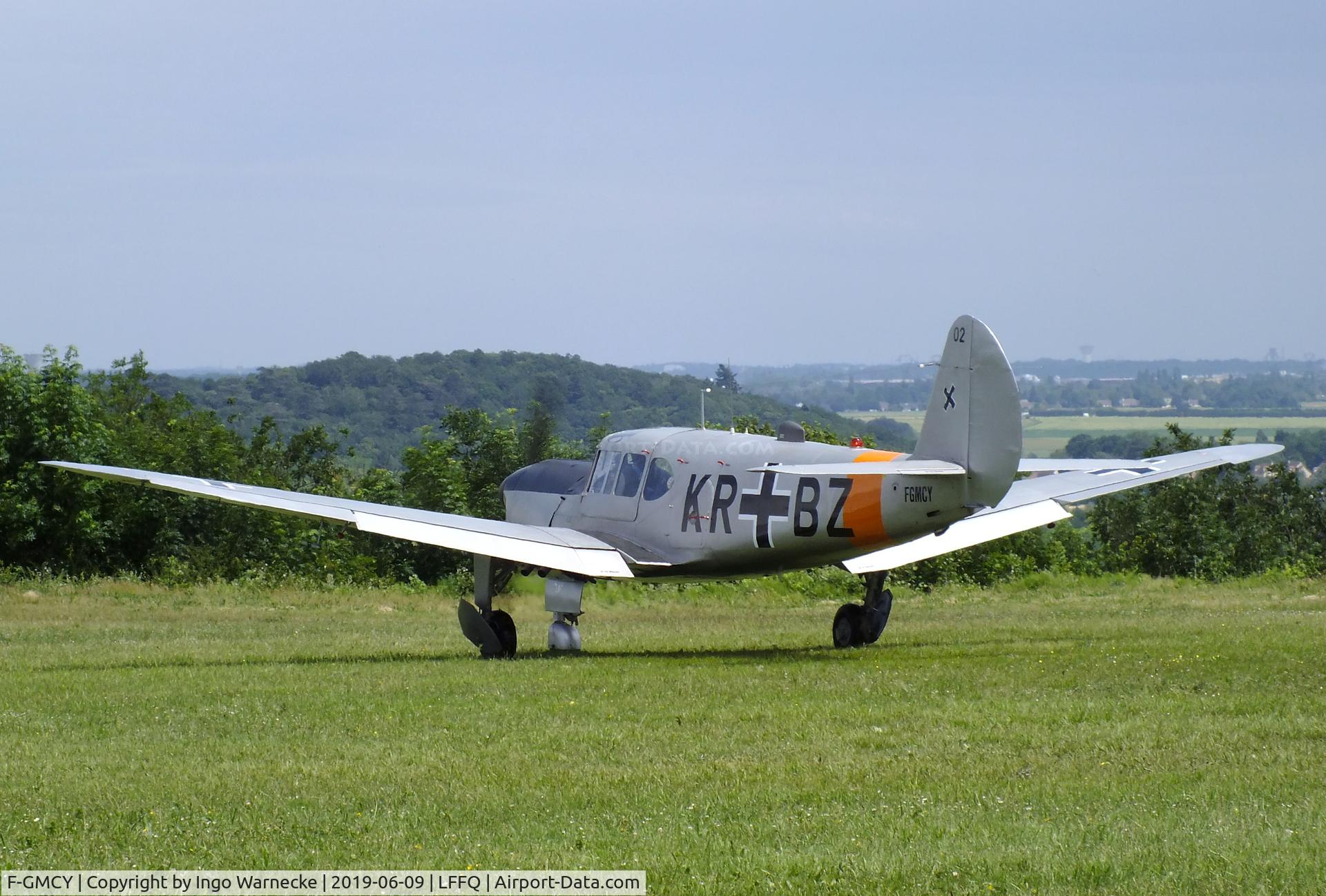 F-GMCY, 1947 Nord (Messerschmitt) N-1101 Noralpha C/N 67, Nord N.1101 Noralpha at the meeting aerien 2019, La-Ferte-Alais