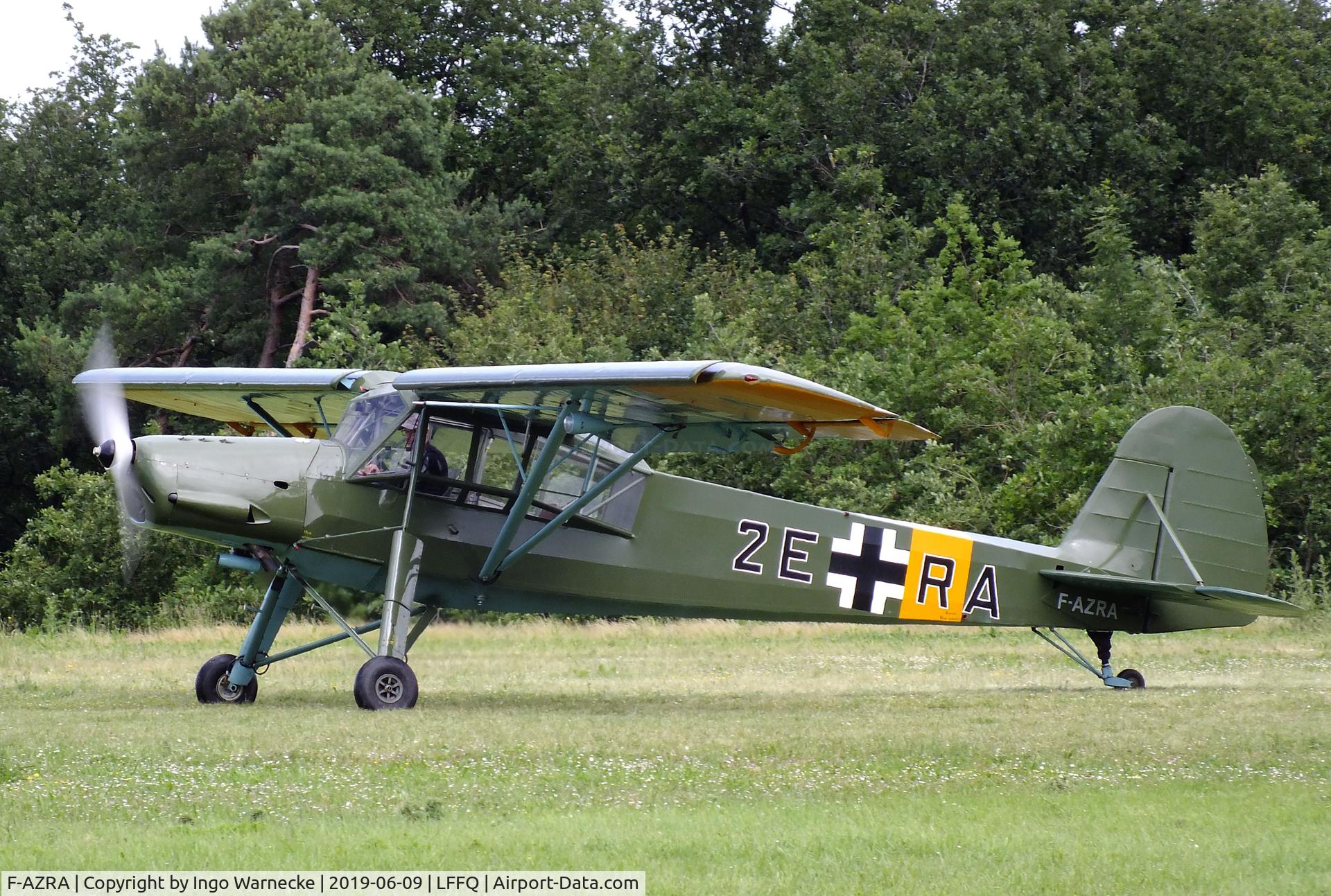 F-AZRA, Fieseler Fi-156C-3 Storch C/N 2039, Fieseler Fi 156C-3 Storch at the meeting aerien 2019, La-Ferte-Alais