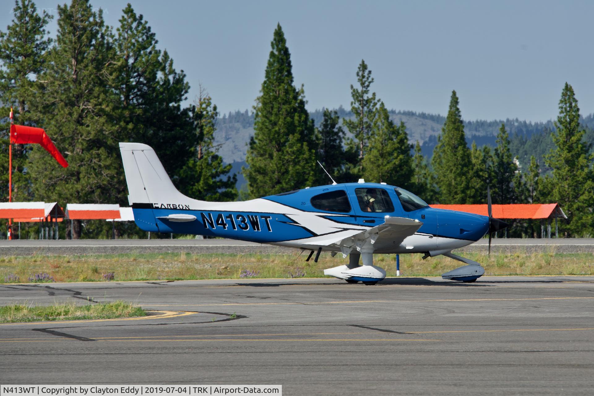 N413WT, 2018 Cirrus SR20 C/N 2409, Truckee Airport 2019.