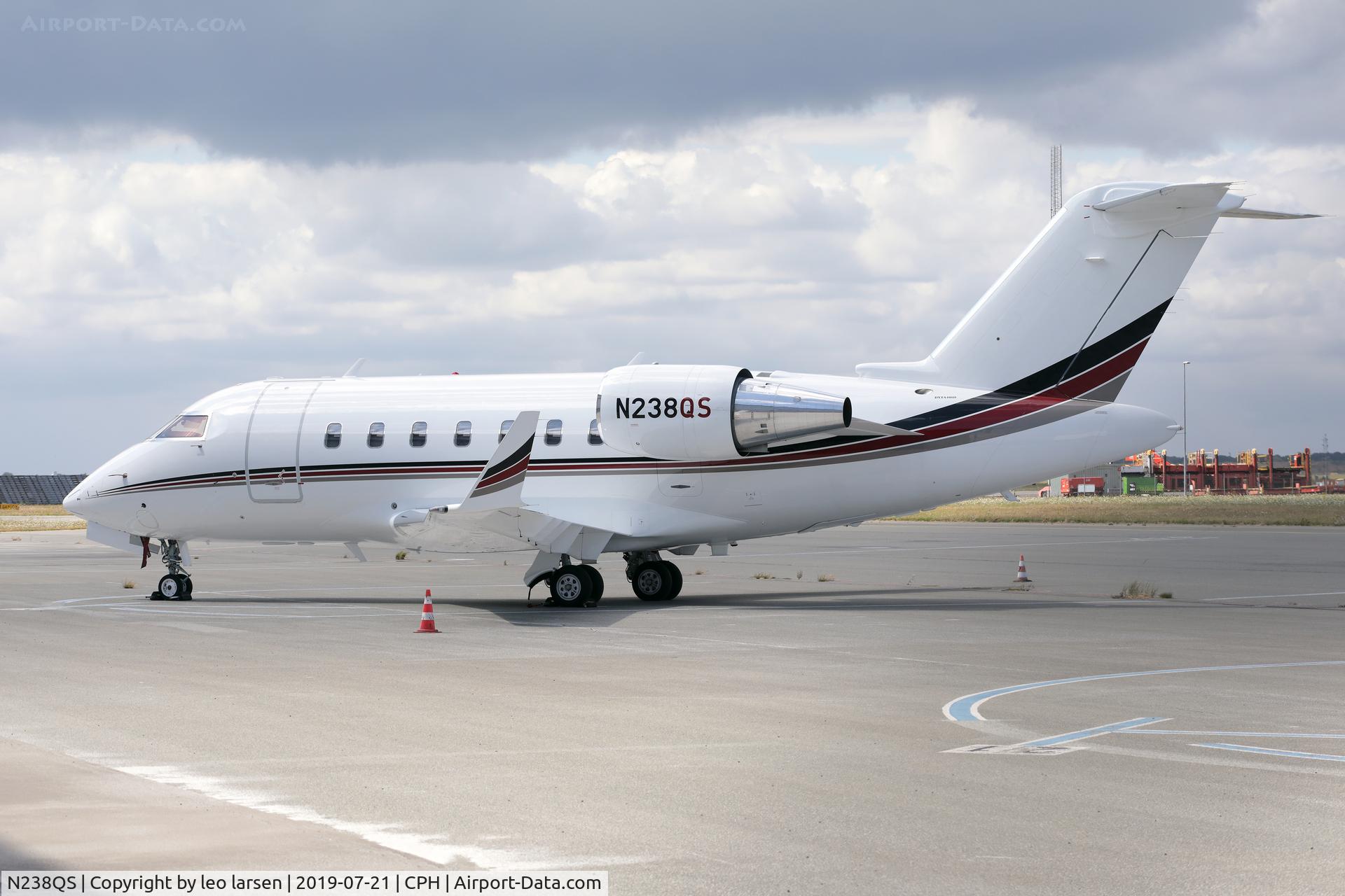 N238QS, 2007 Bombardier CL-650 C/N 6129, Copenhagen 21.7.2019