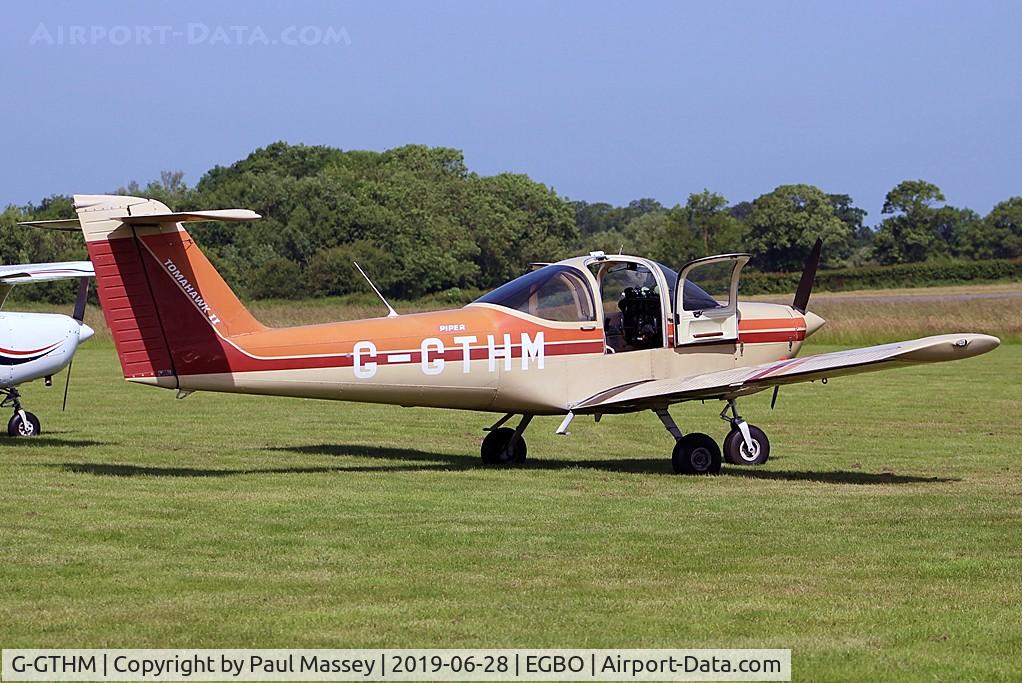 G-GTHM, 1981 Piper PA-38-112 Tomahawk Tomahawk C/N 38-81A0171, Visiting Aircraft. Ex:-F-GTHM