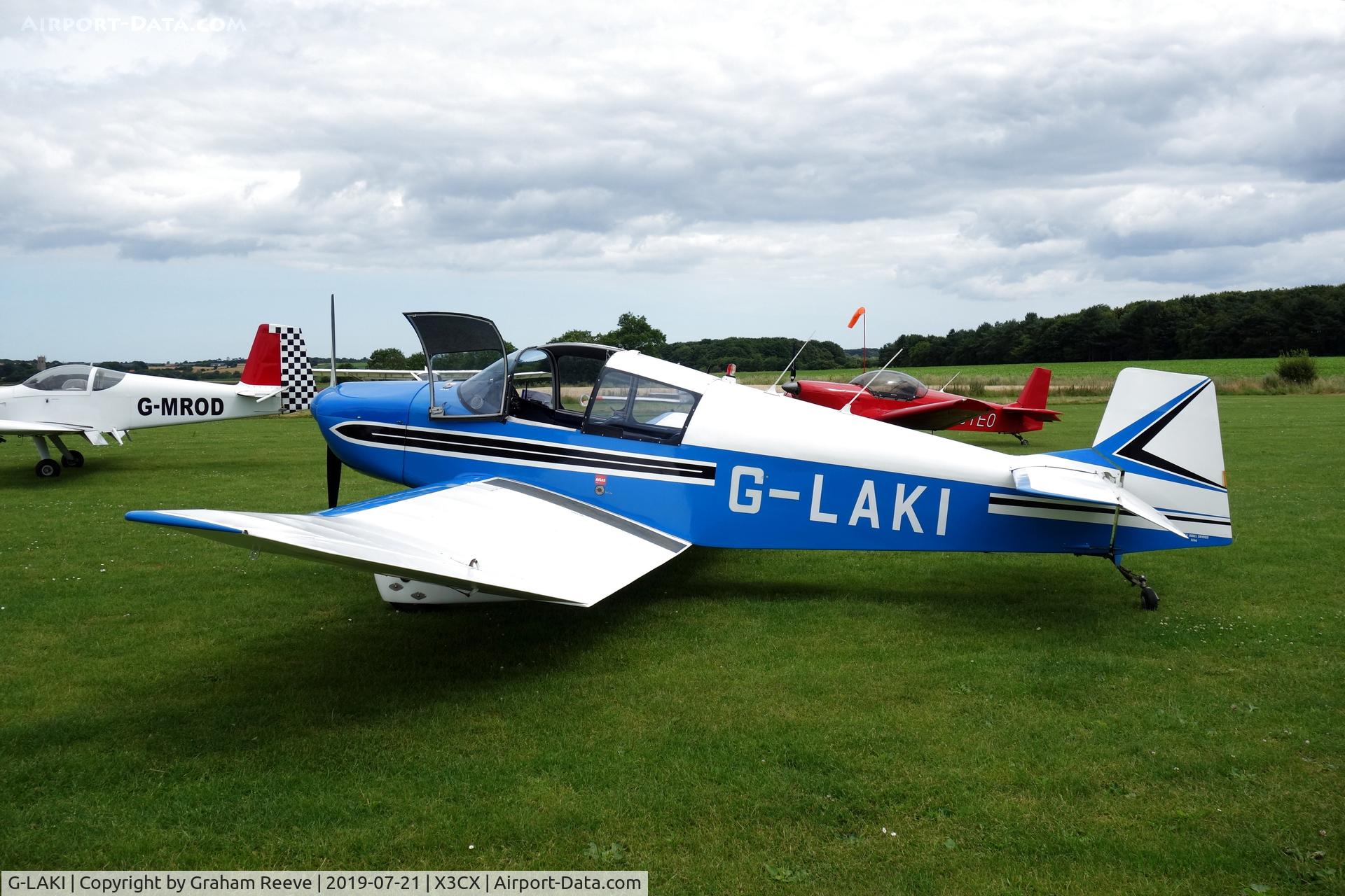 G-LAKI, 1963 Jodel DR-1050 Ambassadeur C/N 534, Parked at Northrepps.