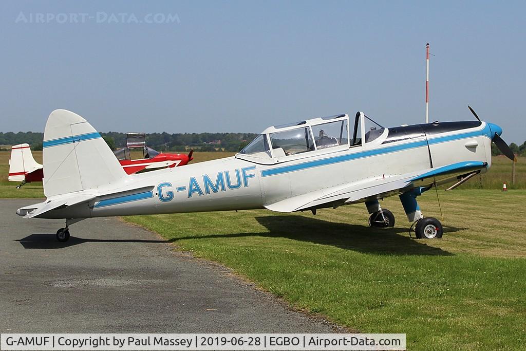 G-AMUF, 1952 De Havilland DHC-1 Chipmunk 21 C/N C1/0832, Visiting Aircraft. Owned by Redhill Tailwheel Flyers Group.