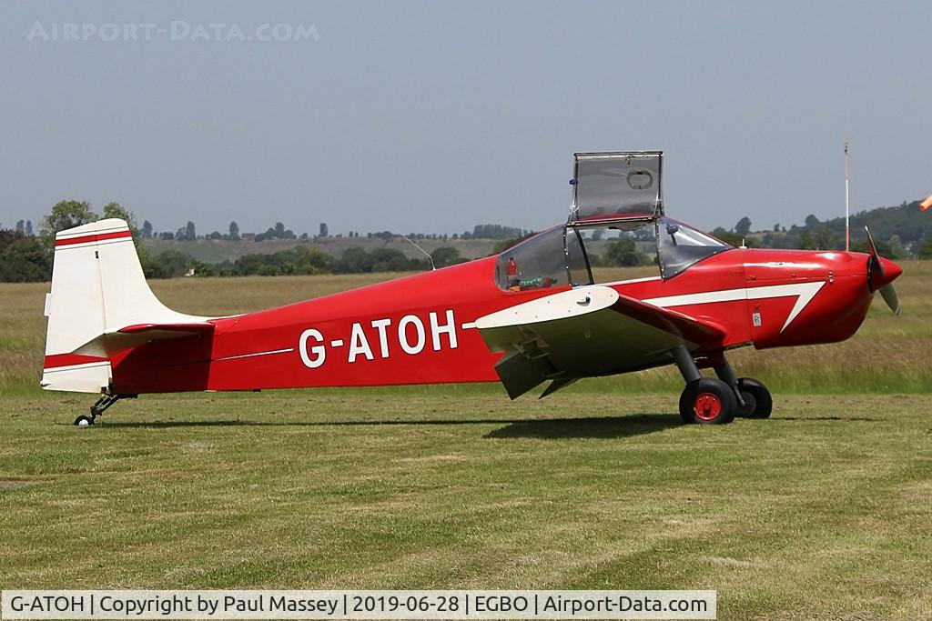 G-ATOH, 1966 Rollason Druine D-62B Condor C/N RAE/612, Visiting Aircraft. Owned by Three Spires Flying Group
