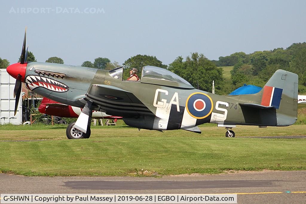 G-SHWN, 1944 North American P-51D Mustang C/N 122-40417, Frequent Visitor.