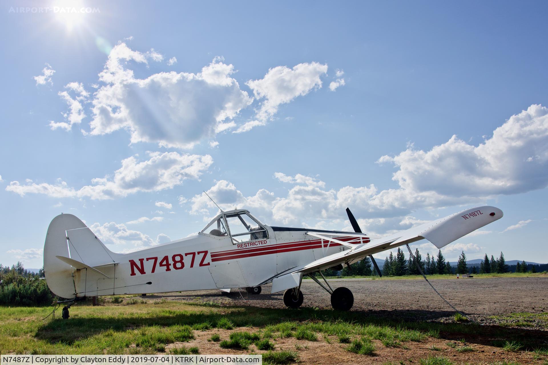 N7487Z, 1965 Piper PA-25-235 Pawnee C/N 25-3502, Truckee Airport 2019.