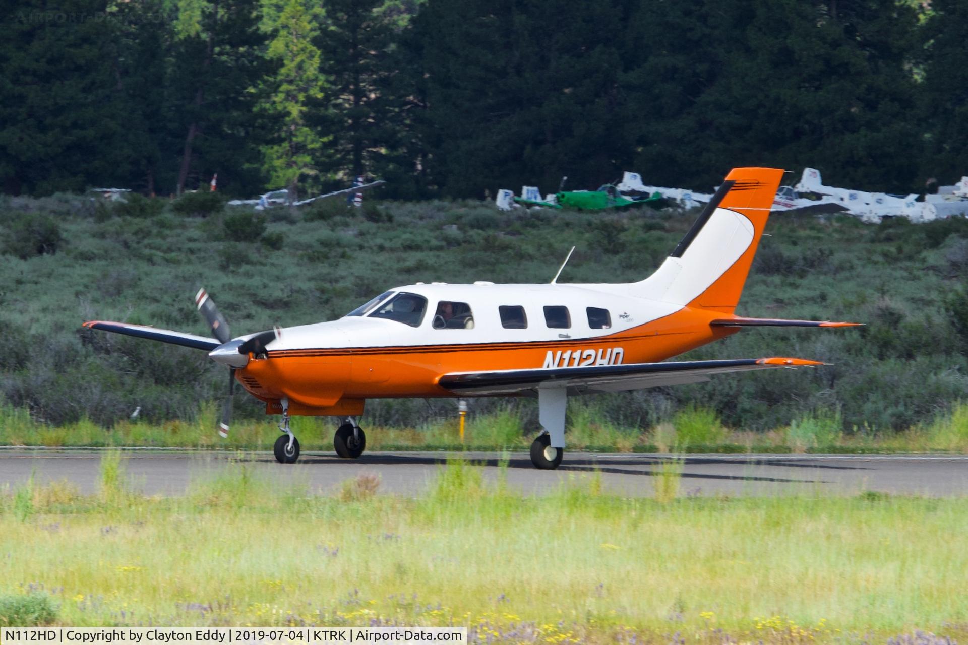 N112HD, 2000 Piper PA-46-350P Malibu Mirage C/N 4636260, Truckee Airport 2019.