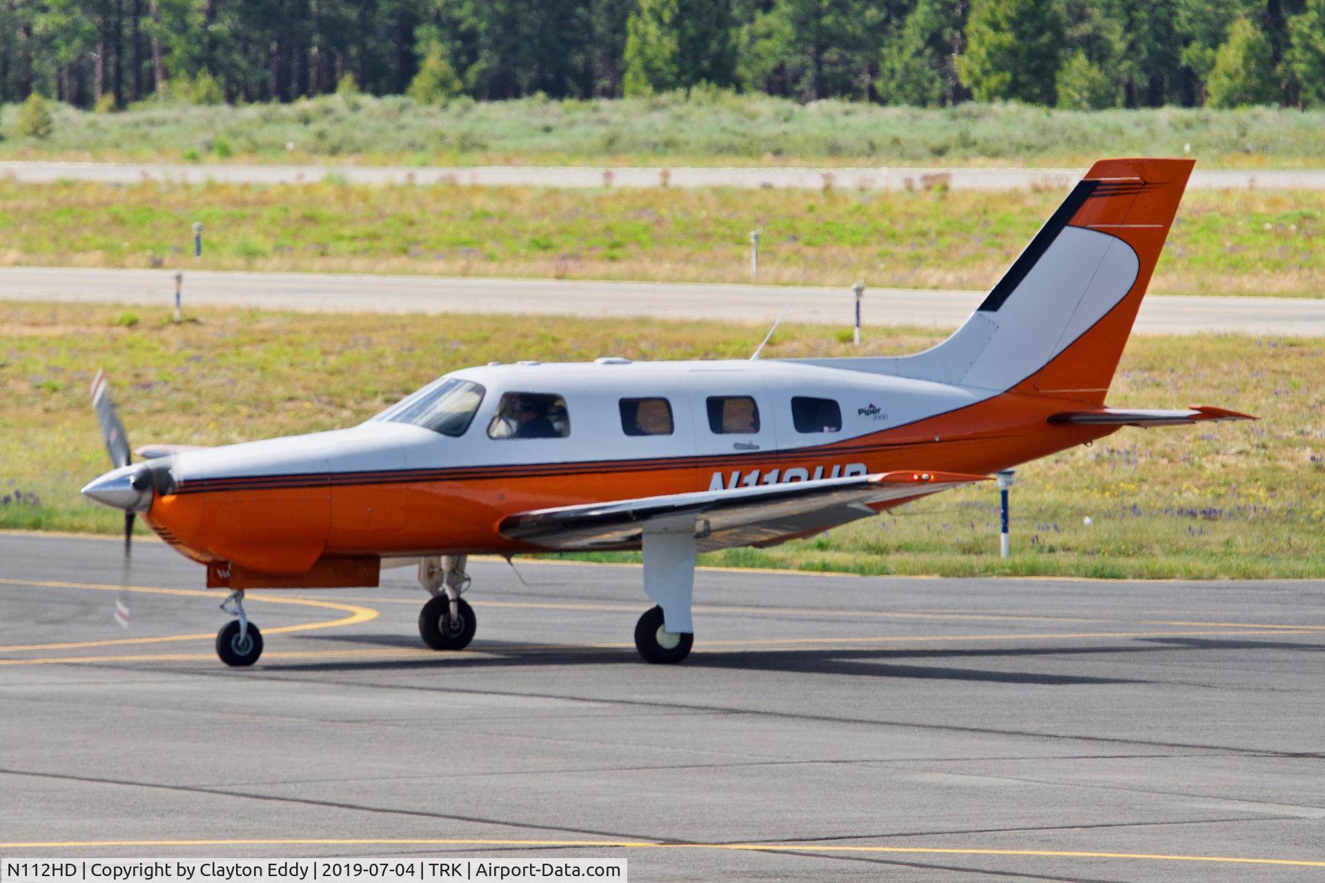 N112HD, 2000 Piper PA-46-350P Malibu Mirage C/N 4636260, Truckee Airport 2019.