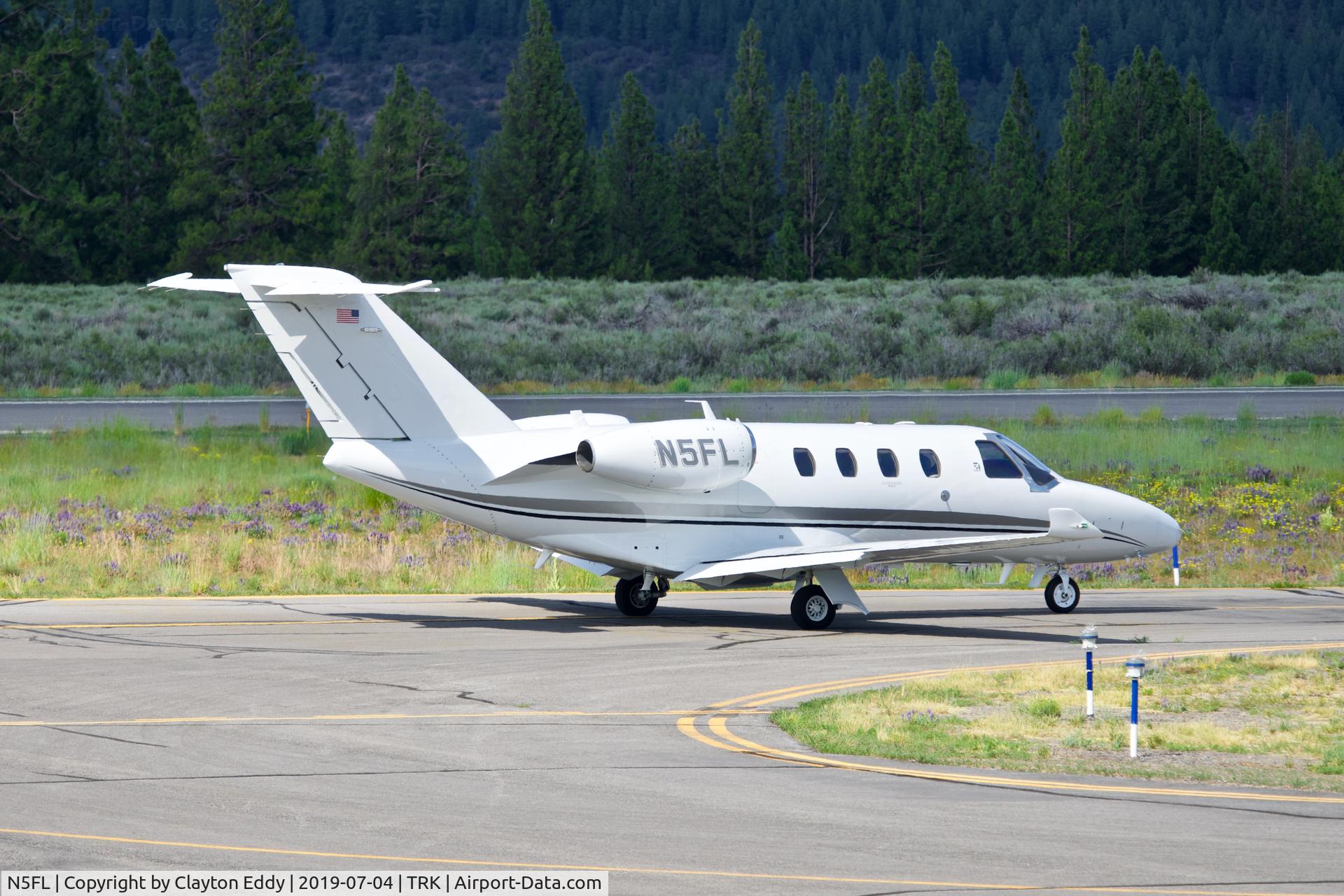 N5FL, 2015 Cessna 525C CitationJet CJ4 CitationJet CJ4 C/N 525C-0904, Truckee Airport 2019.