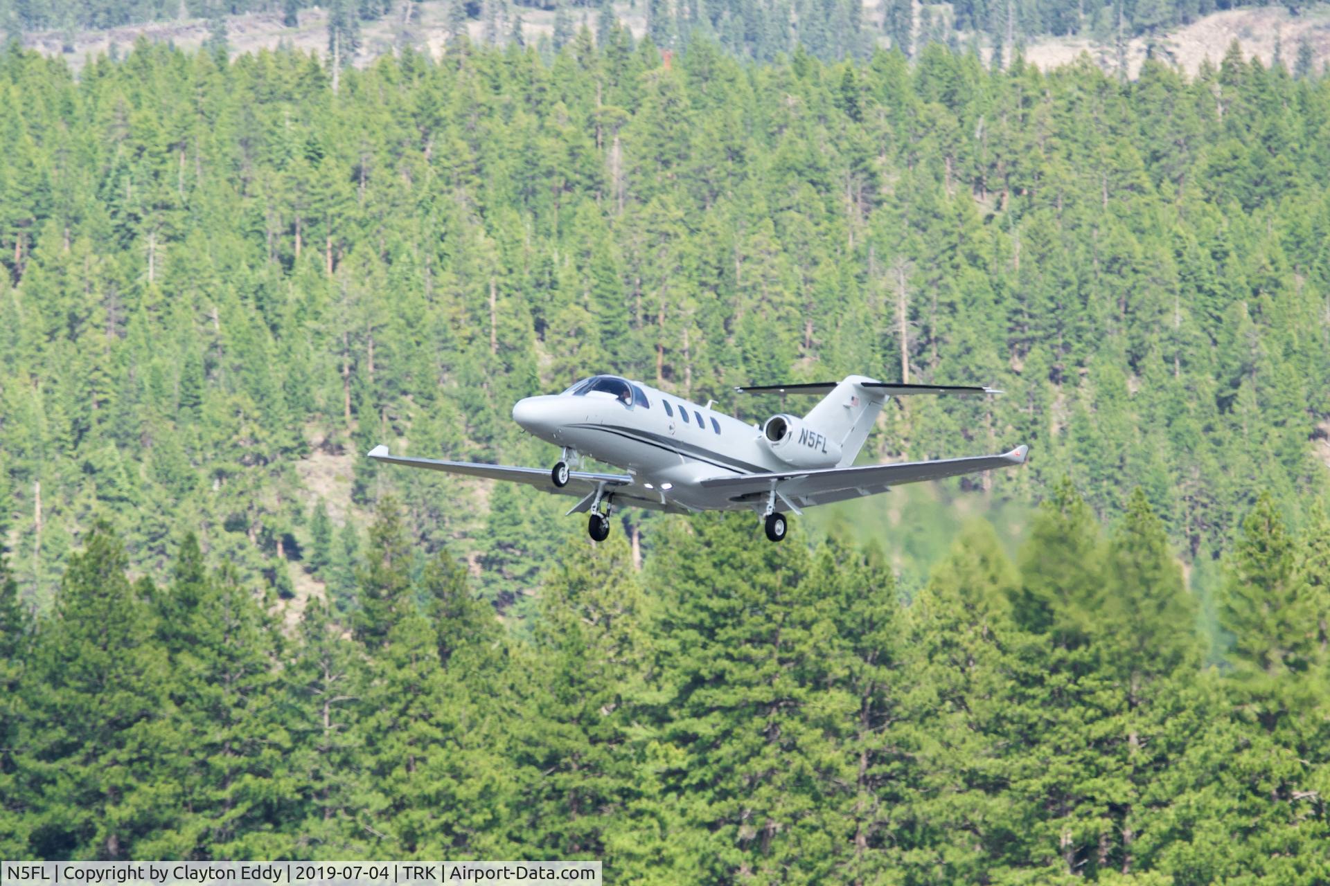 N5FL, 2015 Cessna 525C CitationJet CJ4 CitationJet CJ4 C/N 525C-0904, Truckee Airport 2019.