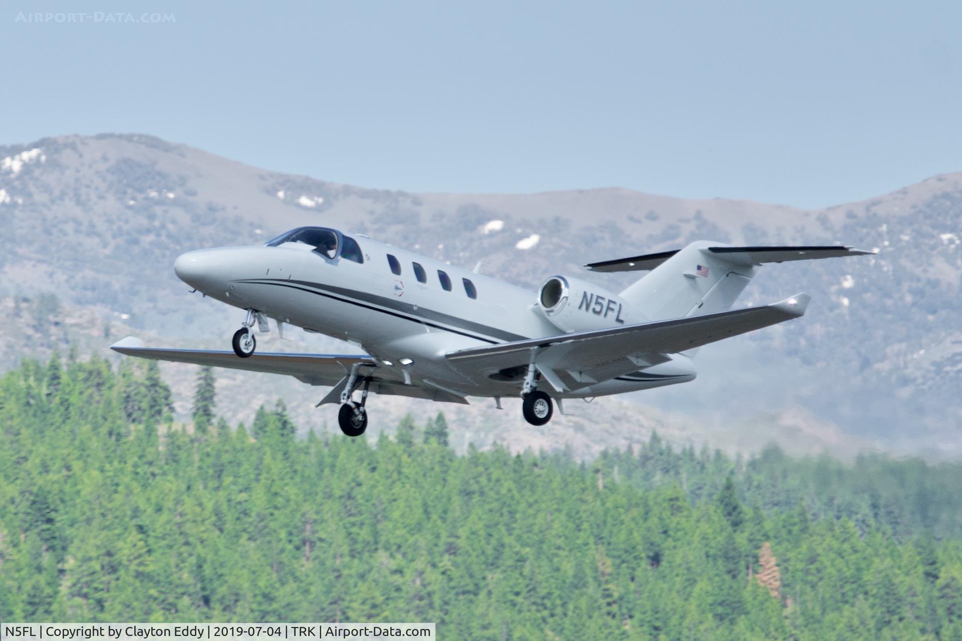 N5FL, 2015 Cessna 525C CitationJet CJ4 CitationJet CJ4 C/N 525C-0904, Truckee Airport 2019.