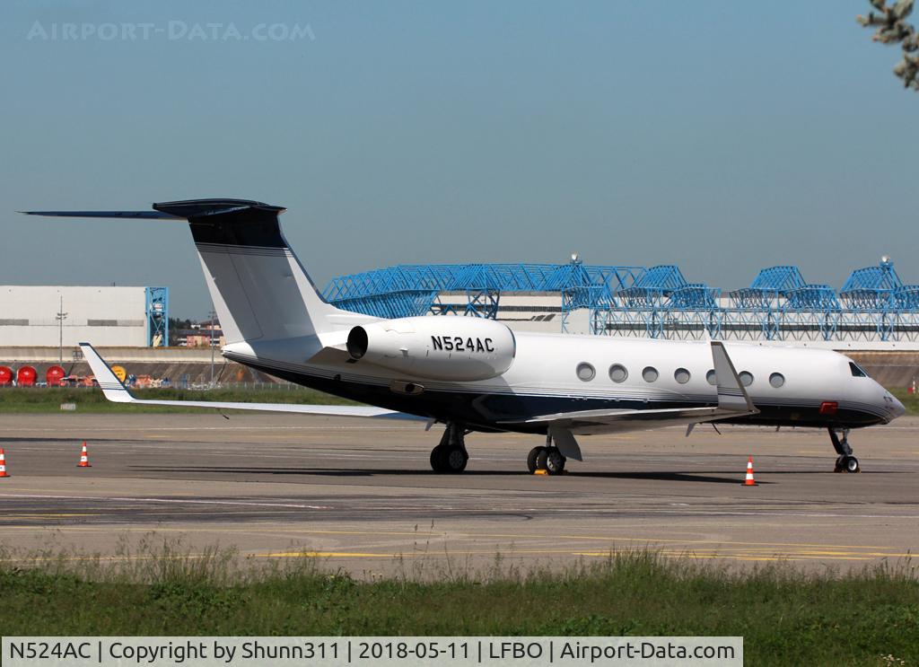 N524AC, 2013 Gulfstream Aerospace GV-SP (G550) C/N 5433, Parked at the General Aviation area...