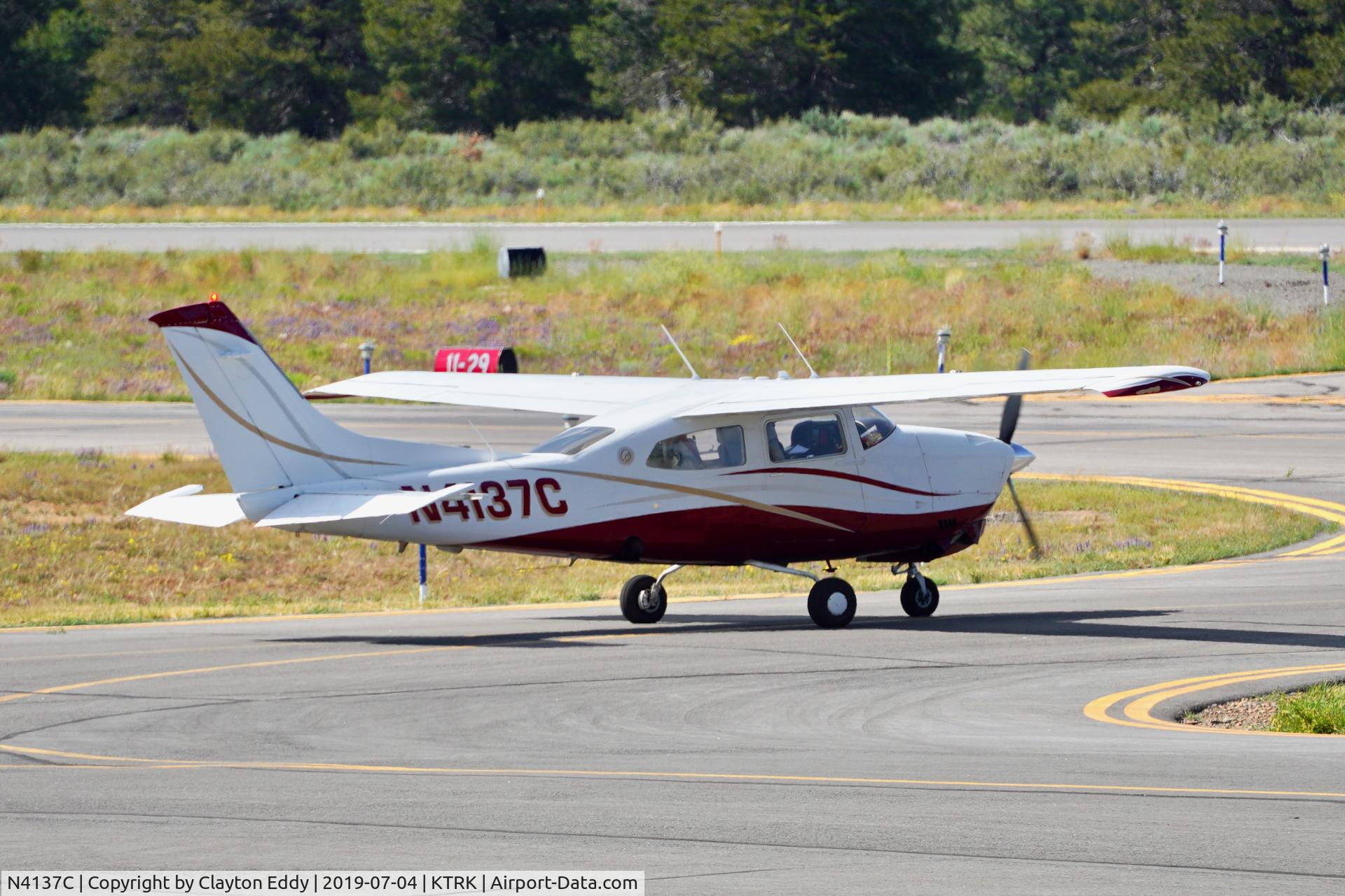 N4137C, 1979 Cessna T210N Turbo Centurion C/N 21063566, Truckee Airport 2019.