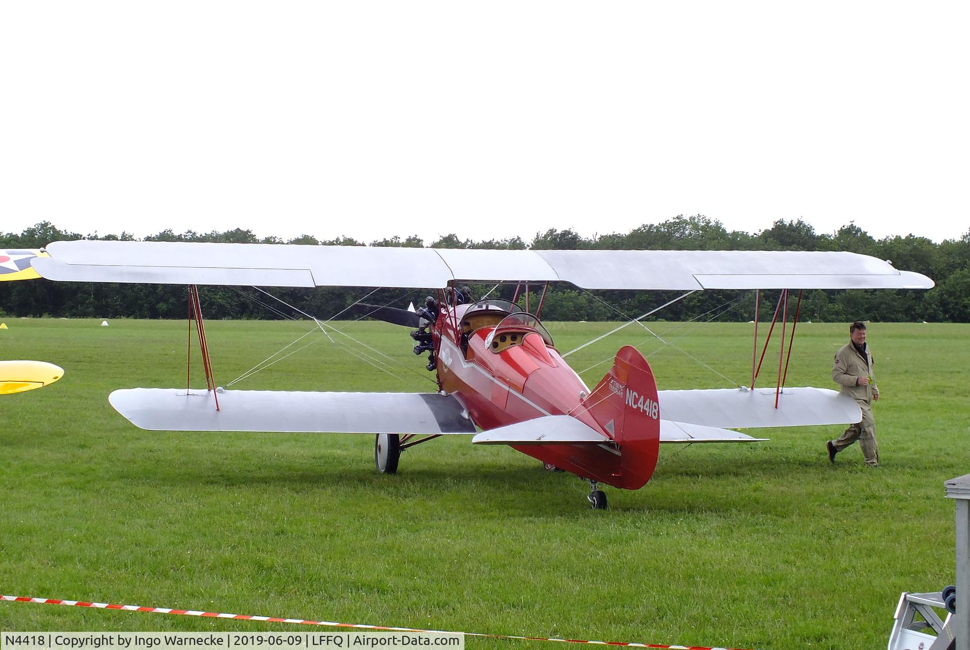 N4418, 1928 Curtiss-Wright Travel Air 4000 C/N 378, Curtiss-Wright Travel Air 4000 at the meeting aerien 2019, La-Ferte-Alais