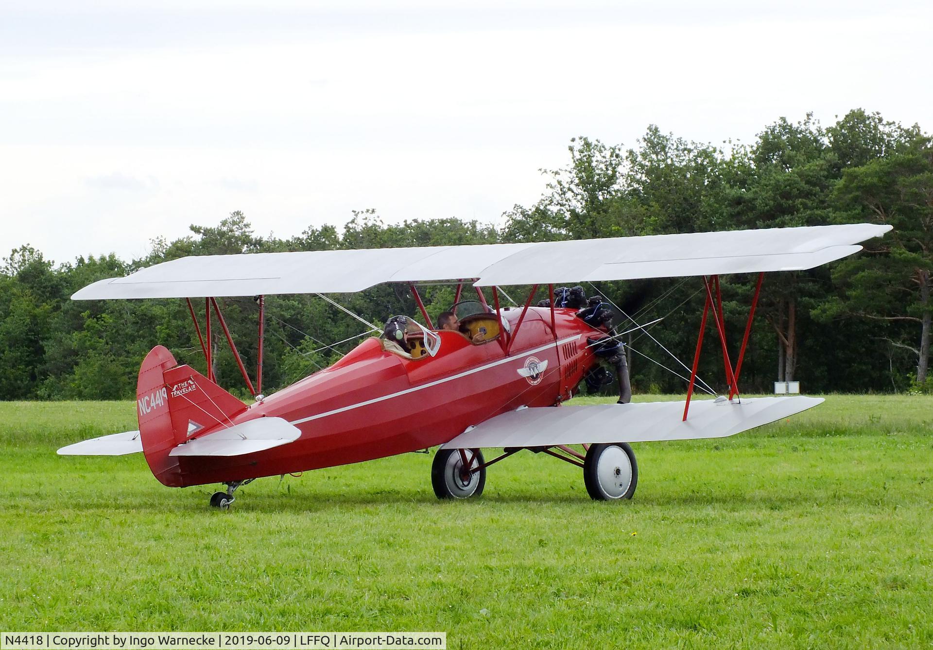 N4418, 1928 Curtiss-Wright Travel Air 4000 C/N 378, Curtiss-Wright Travel Air 4000 at the meeting aerien 2019, La-Ferte-Alais