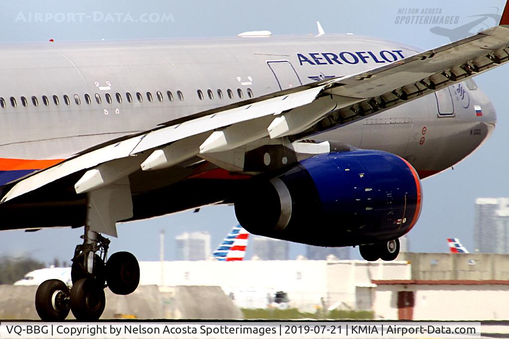 VQ-BBG, 2009 Airbus A330-243 C/N 1047, SU 110 UUEE > KMIA  CRG RSW CYY SSCOT5