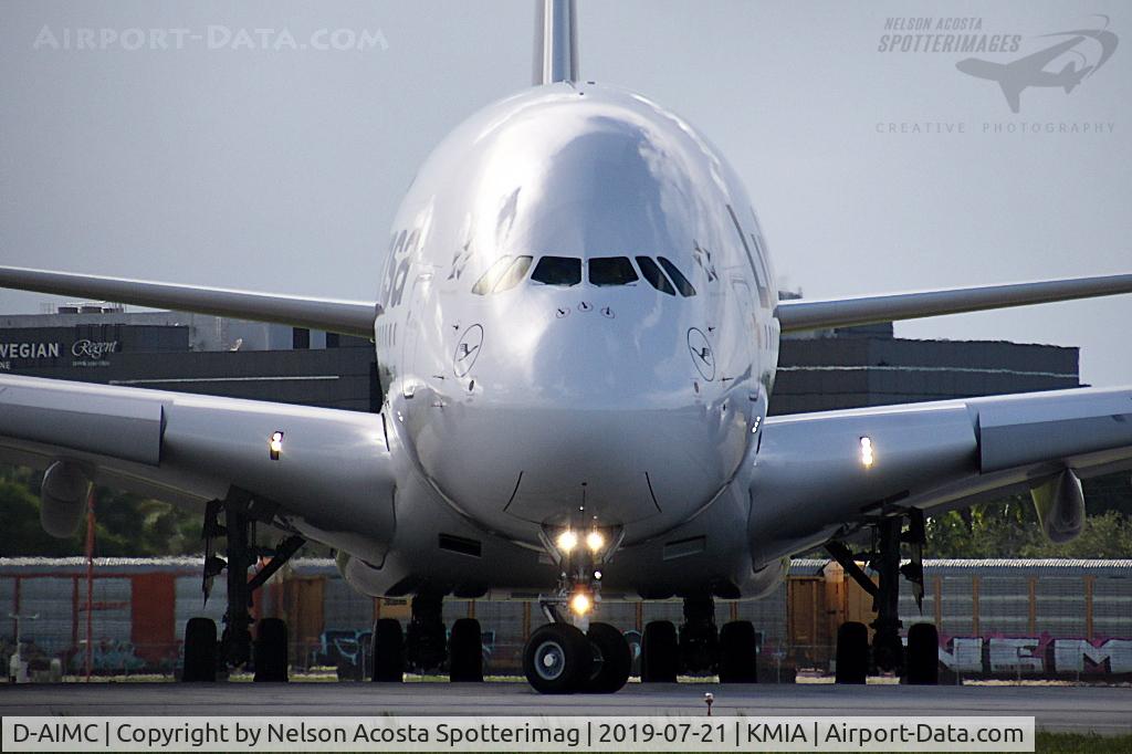 D-AIMC, 2010 Airbus A380-841 C/N 044, LH 463 KMIA > EDDF 	ZFP246050 SNAGY OMALA M202 ONGOT TILED M201 CARAC NICSO NATX XETBO EVRIN UL607 SPI UT180 PESOV T180 UNOKO UNOKO2B