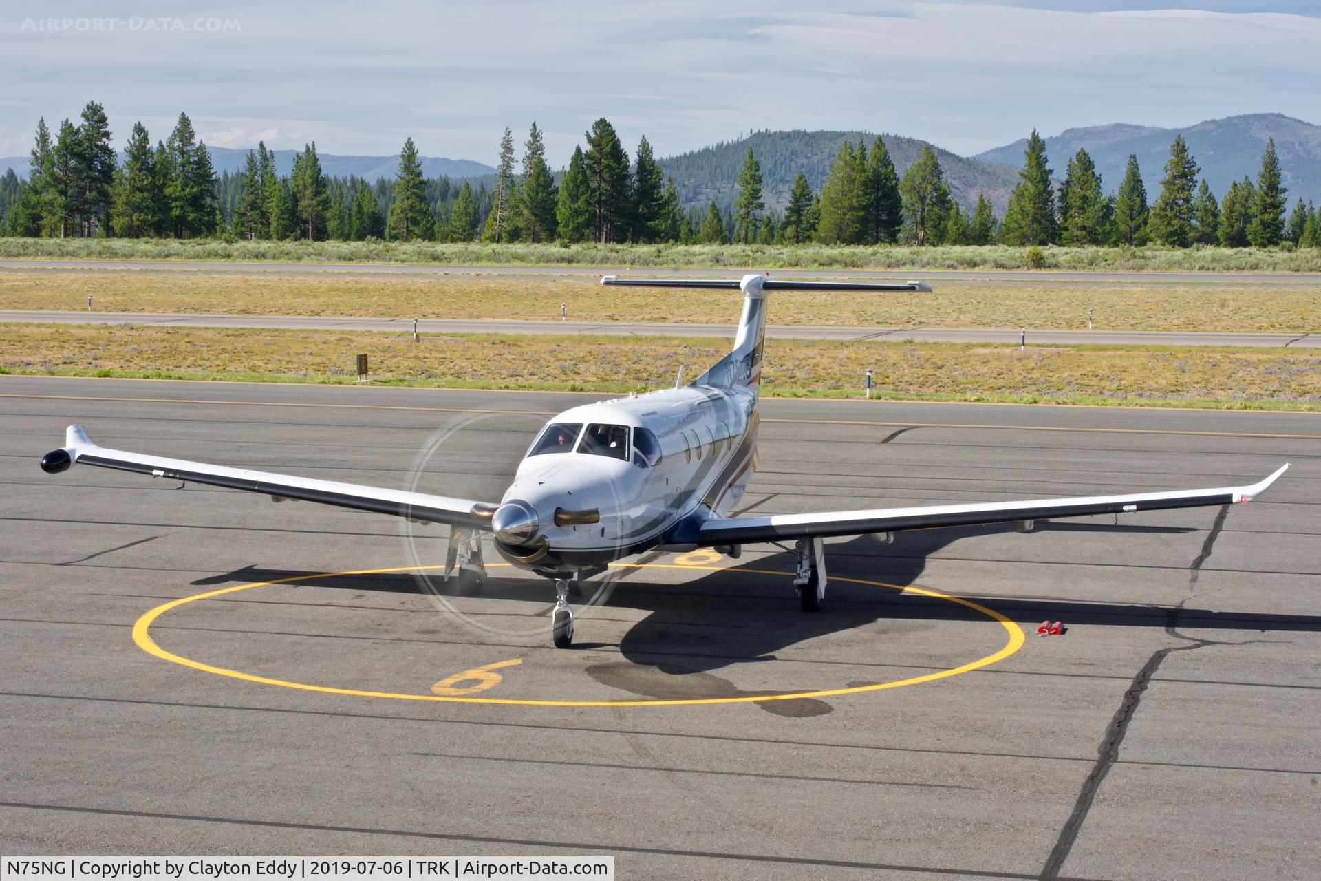 N75NG, 2012 Pilatus PC-12/47E C/N 1375, Truckee Airport California 2019.