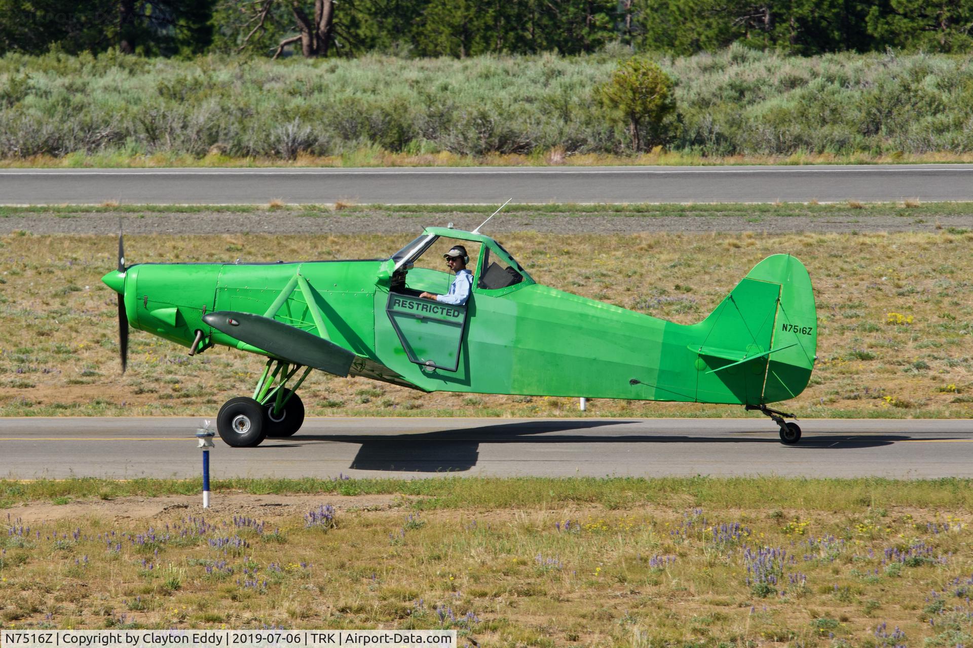 N7516Z, 1965 Piper PA-25-235 Pawnee C/N 25-3556, Truckee Airport 2019.