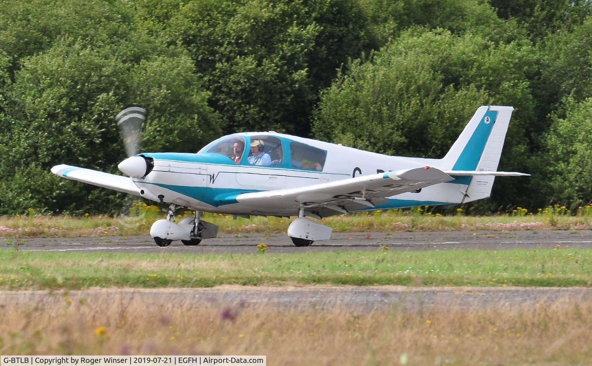 G-BTLB, 1972 Wassmer WA-52 Europa C/N 42, Visiting WA-52 Europa departing Runway 22.