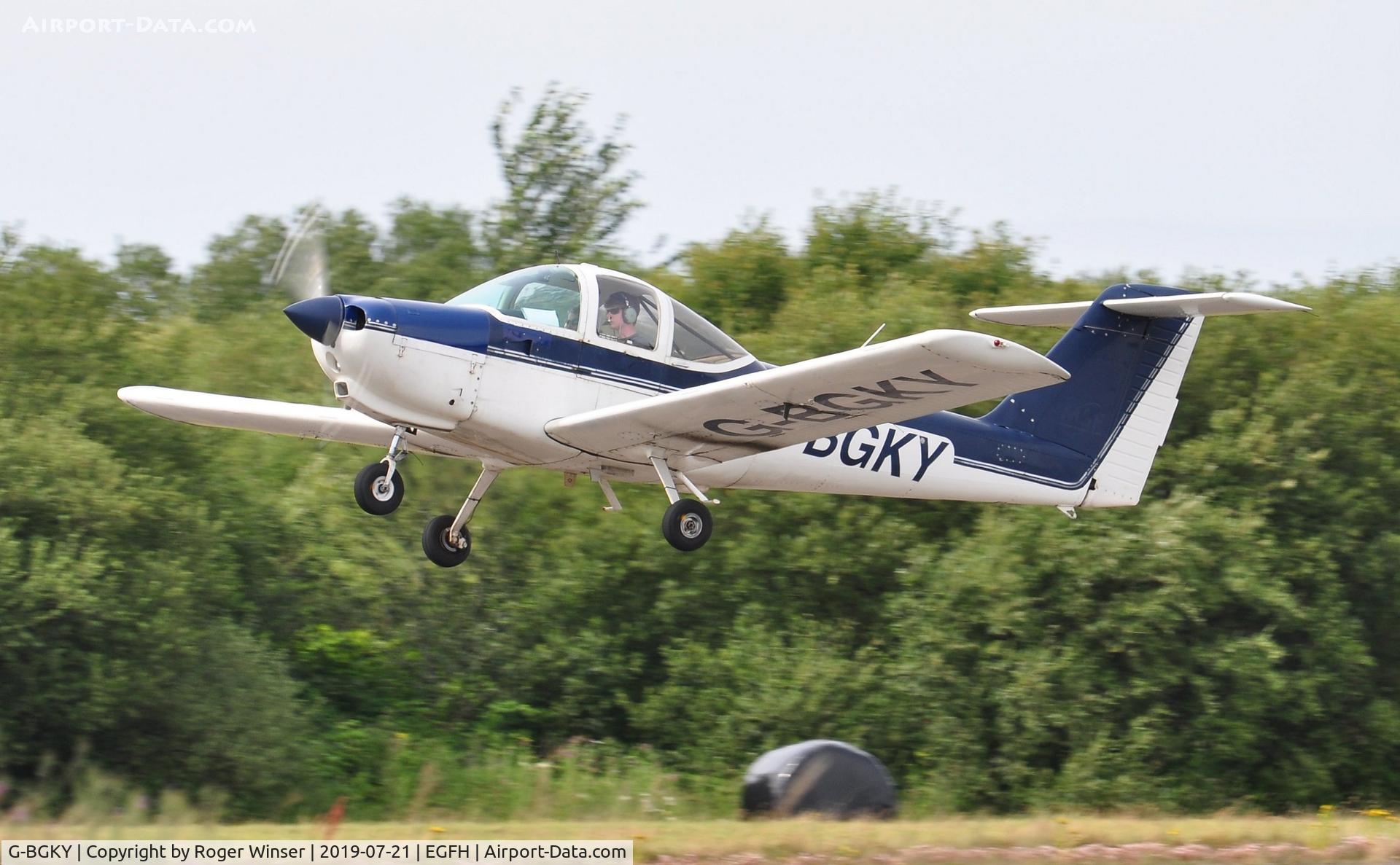 G-BGKY, 1978 Piper PA-38-112 Tomahawk Tomahawk C/N 38-78A0737, Resident Tomahawk operated by Cambrian Flying Club.