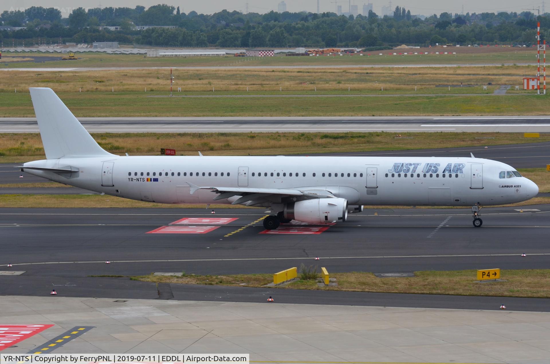 YR-NTS, 1999 Airbus A321-231 C/N 1153, Just Us Air A321 departing for SSH on behalf of TUI