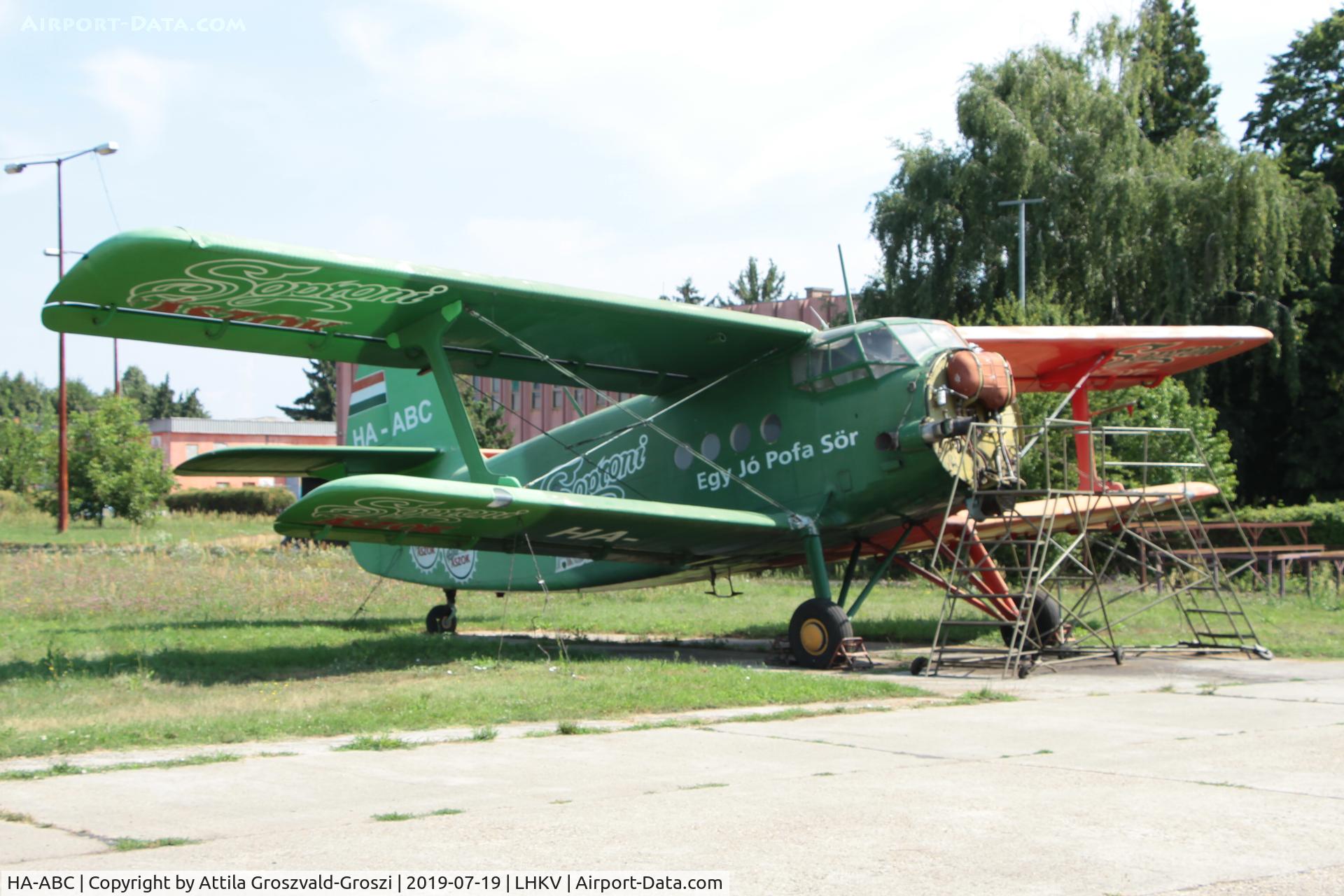 HA-ABC, 1989 PZL-Mielec An-2TD C/N 1G235-20, LHKV - Kaposujlak Airport, Hungary