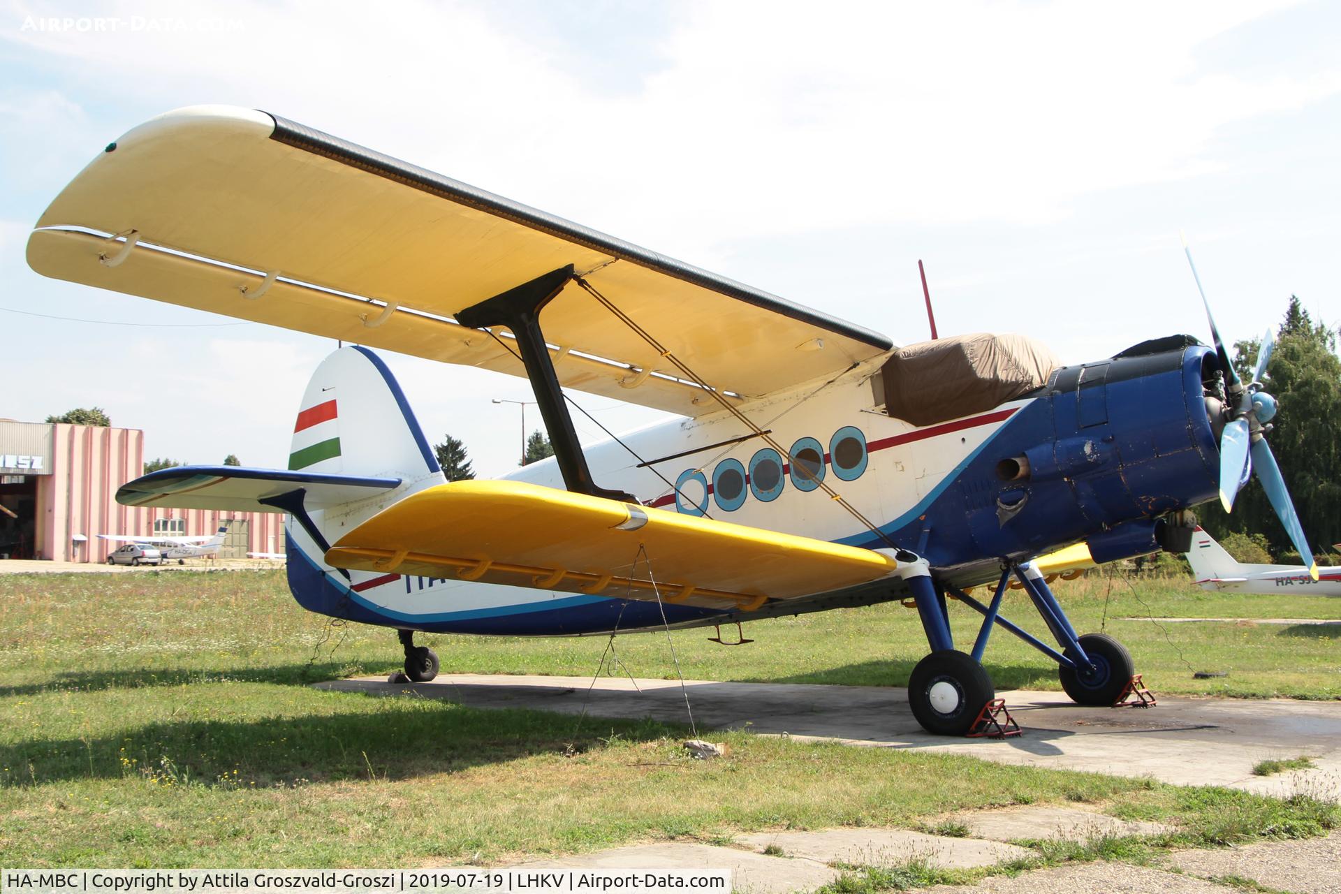 HA-MBC, 1975 PZL-Mielec An-2R C/N 1G161-08, LHKV - Kaposujlak Airport, Hungary / 2019