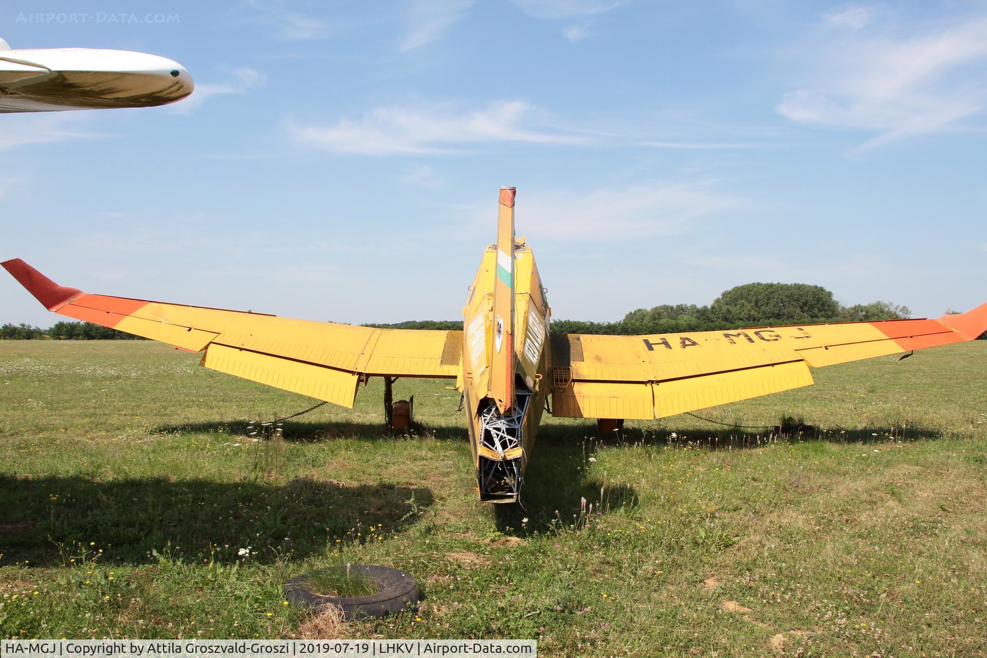 HA-MGJ, 1989 Zlin Z-137T Agro-Turbo C/N 025, LHKV - Kaposujlak Airport, Hungary / 2019