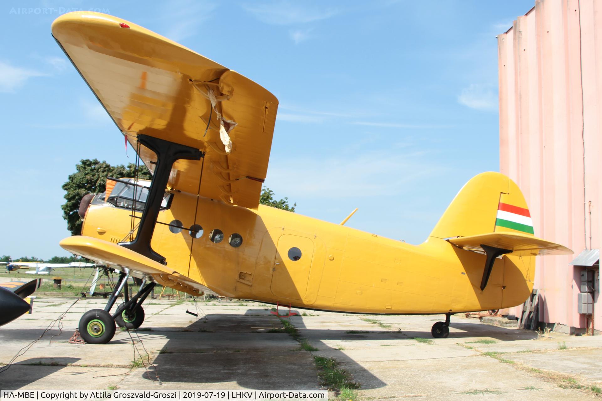 HA-MBE, 1975 PZL-Mielec An-2R C/N 1G161-10, LHKV - Kaposujlak Airport, Hungary / 2019