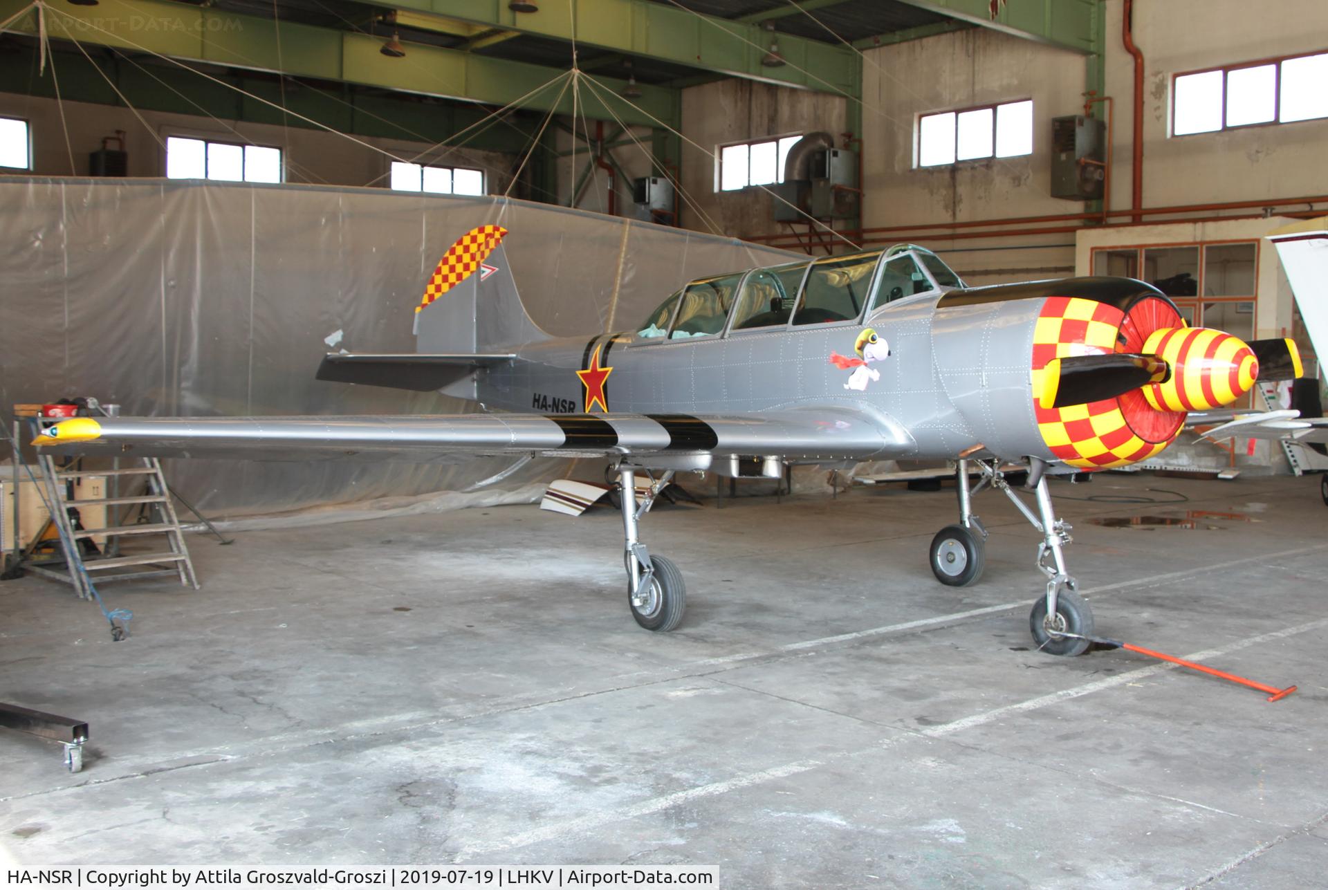 HA-NSR, 1982 Yakovlev Yak- 52 C/N 822106, LHKV - Kaposujlak Airport, Hungary / 2019