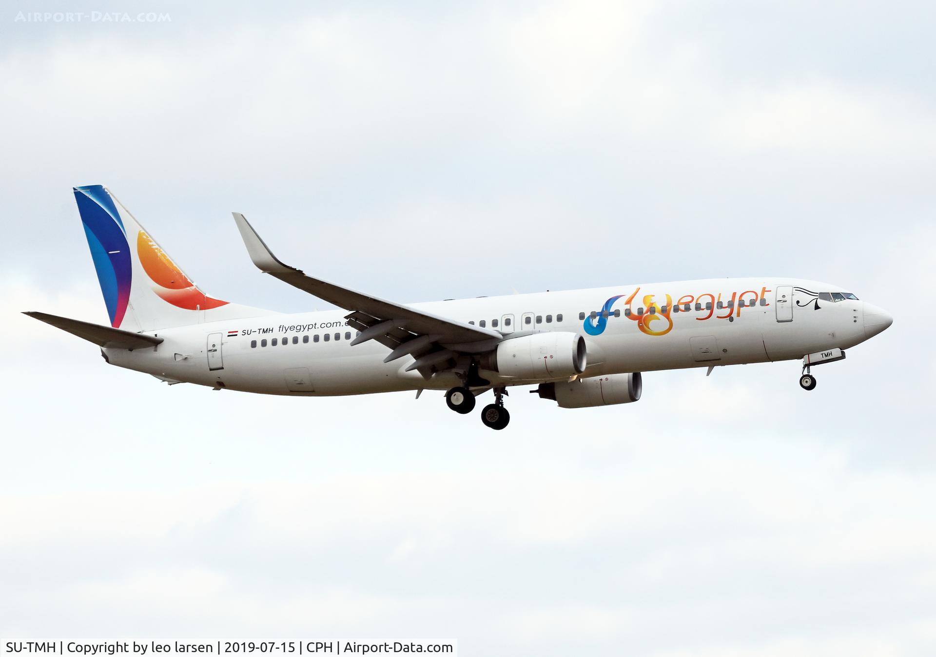 SU-TMH, 2007 Boeing 737-8GJ C/N 34903, Copenhagen 15.7.2019 final to R-22L