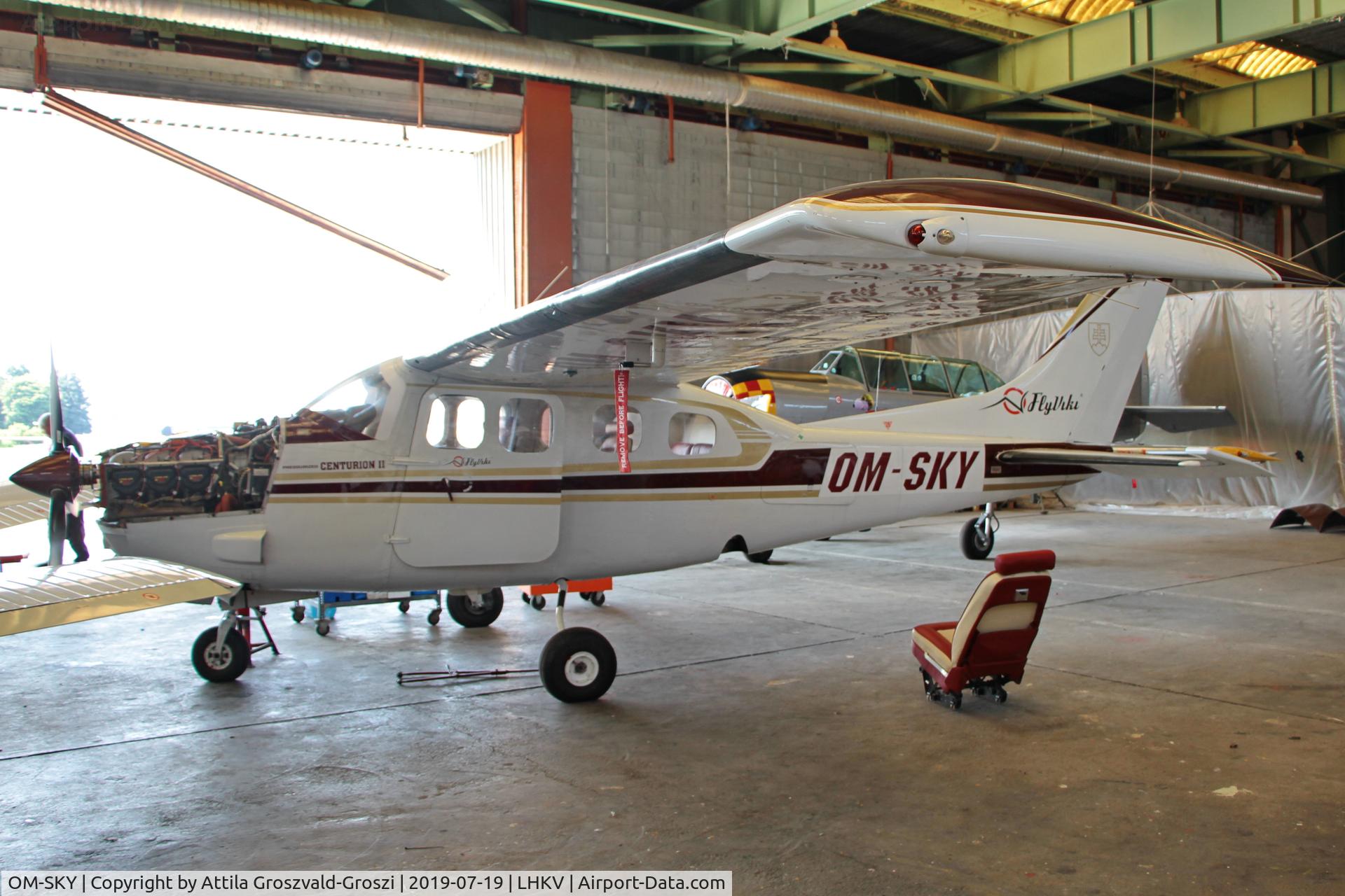 OM-SKY, 1979 Cessna P210N Pressurised Centurion C/N P21000279, LHKV - Kaposujlak Airport, Hungary / 2019