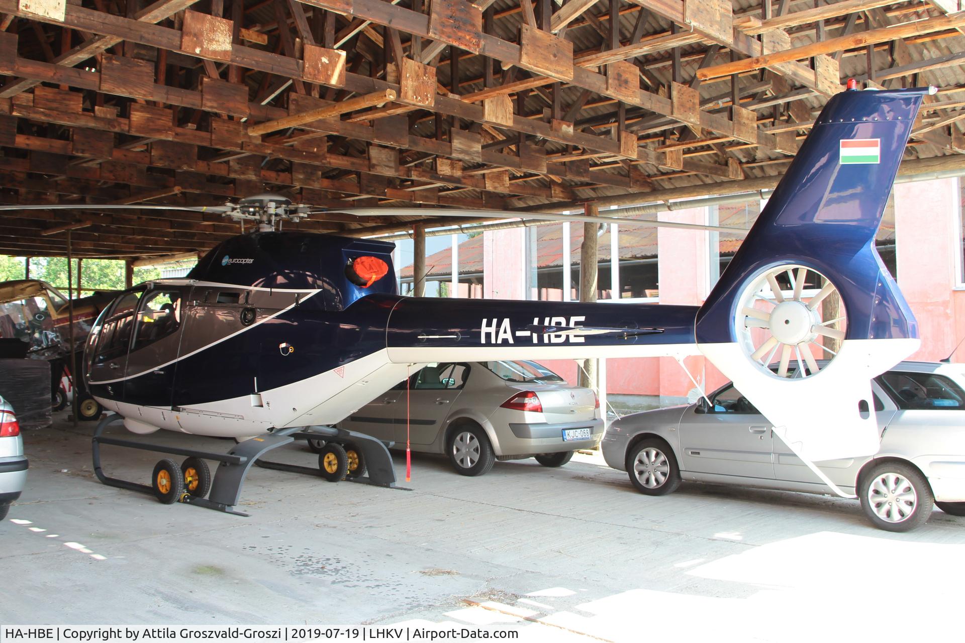 HA-HBE, 2000 Eurocopter EC-120B Colibri C/N 1158, LHKV - Kaposujlak Airport, Hungary / 2019