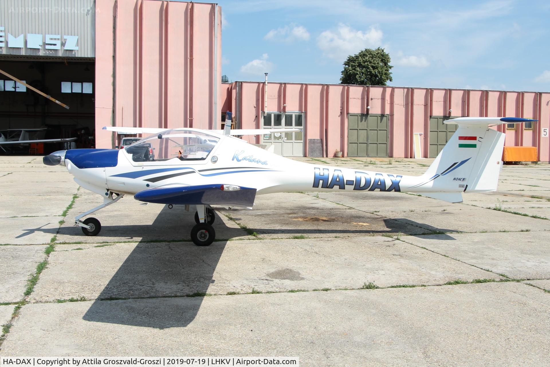 HA-DAX, HOAC DV-20 Katana C/N 20114, LHKV - Kaposujlak Airport, Hungary / 2019