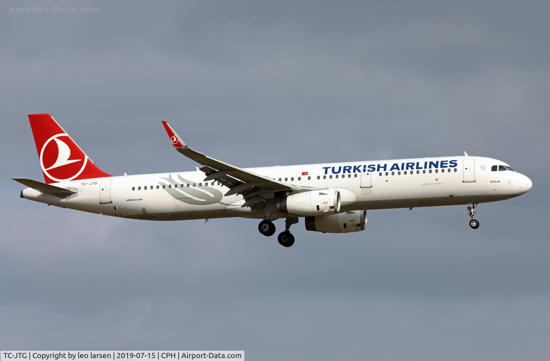 TC-JTG, 2016 Airbus A321-231 C/N 6990, Copenhagen 15.7.2019 final to R-22L