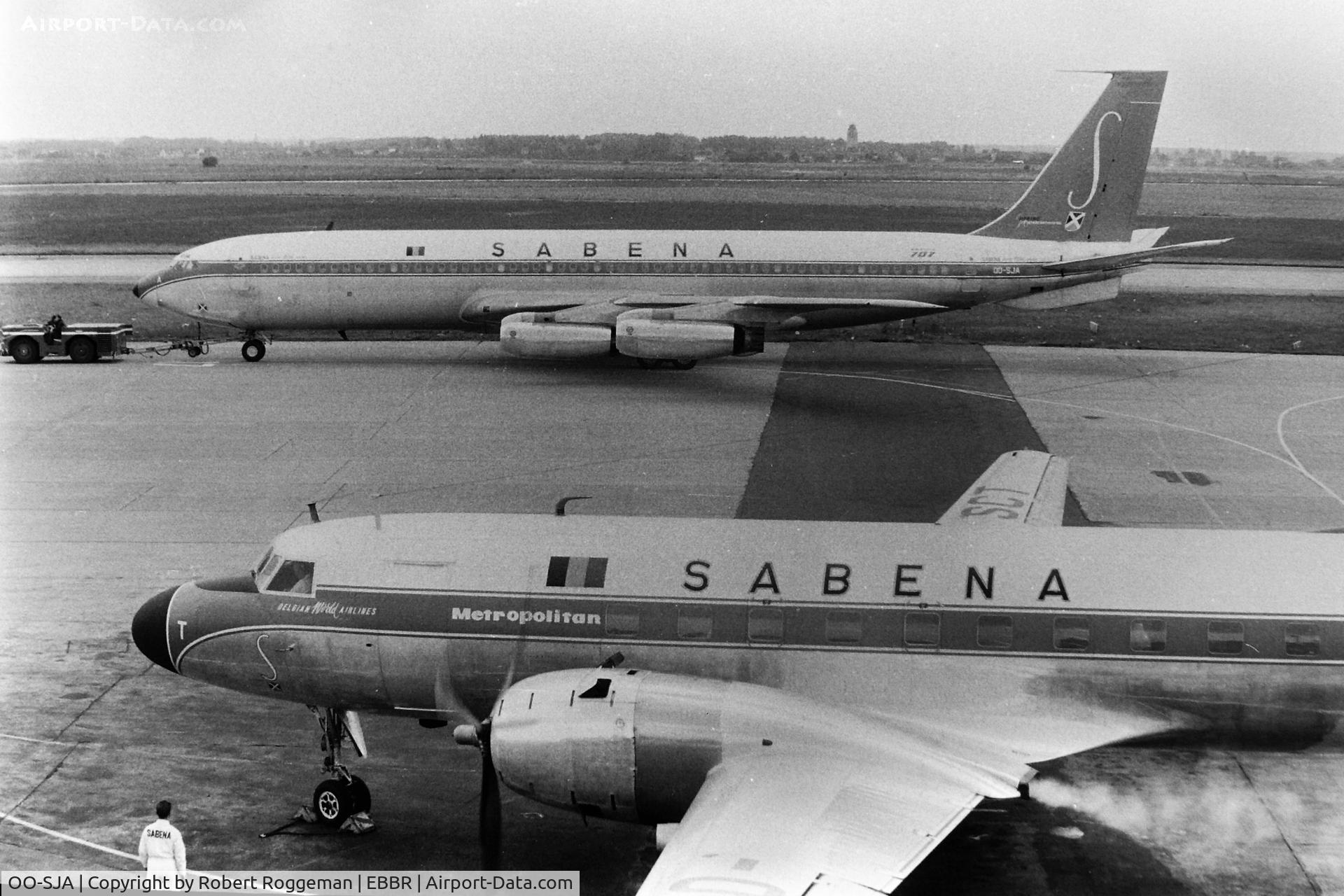 OO-SJA, 1959 Boeing 707-329 C/N 17623, MID 1960's.SABENA.OO-SCT CV-440 SABENA.