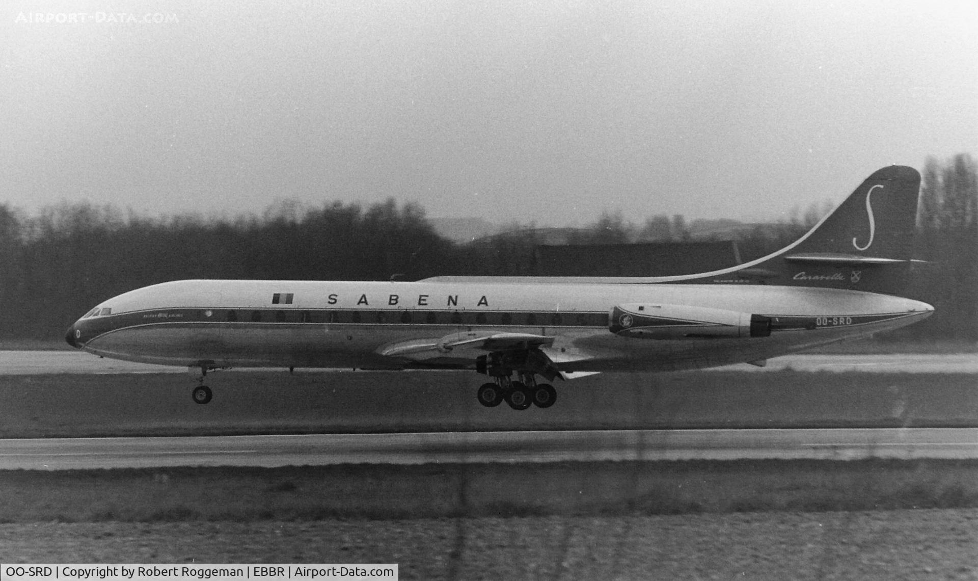 OO-SRD, 1961 Sud Aviation SE-210 Caravelle VI-N C/N 69, MID 1960's.SABENA.