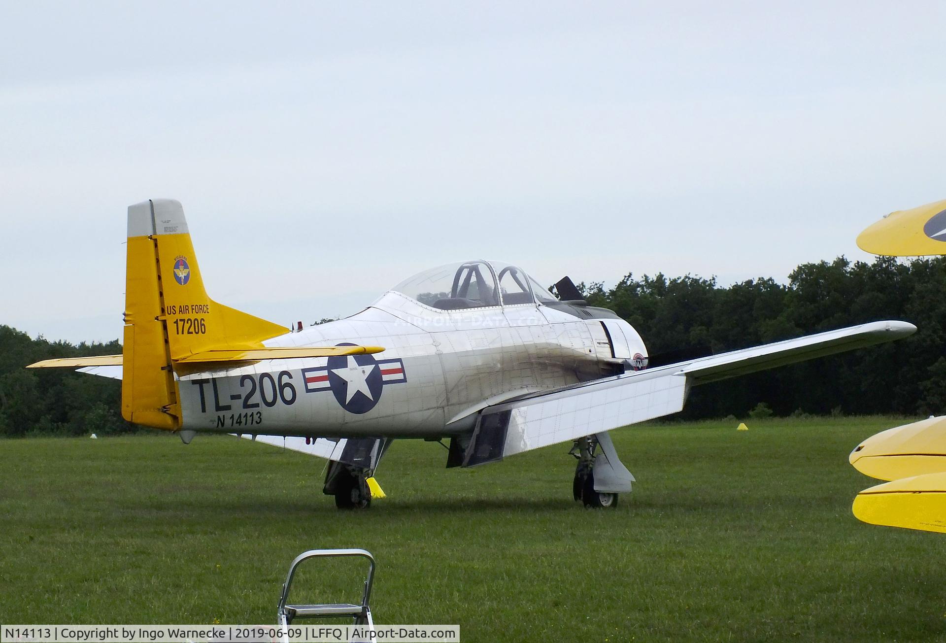 N14113, 1951 North American T-28A Fennec C/N 81-1, North American T-28A Trojan at the meeting aerien 2019, La-Ferte-Alais