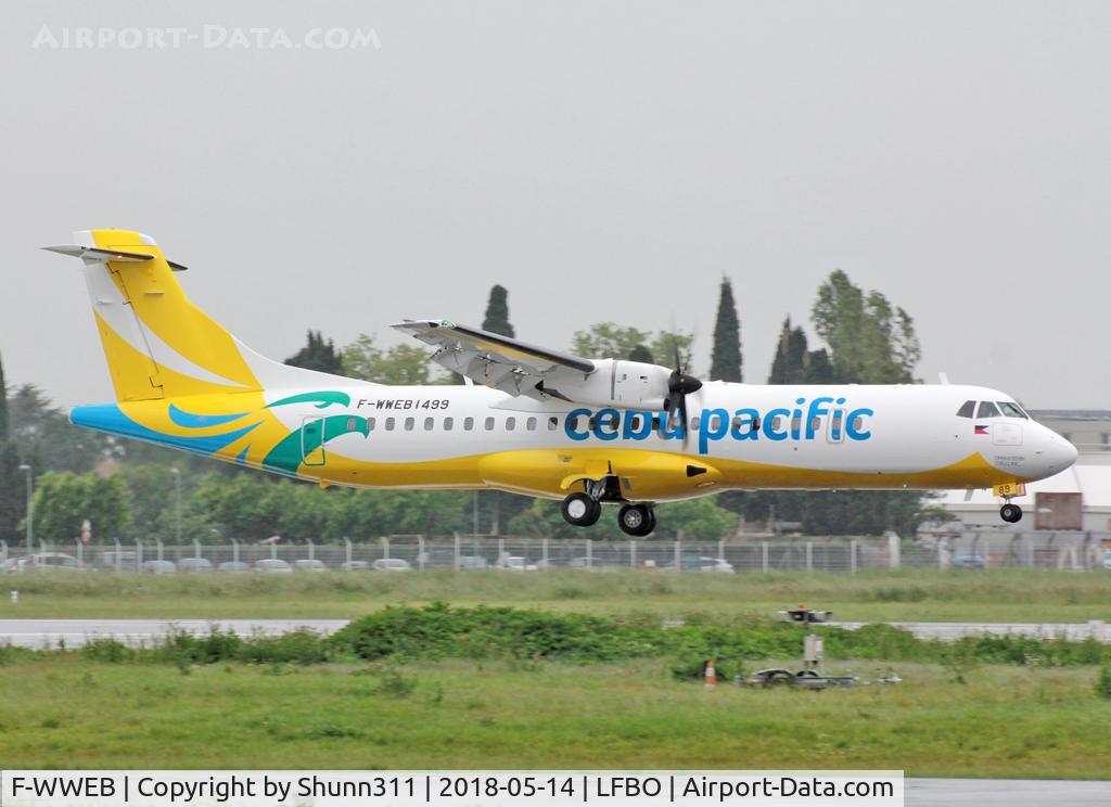 F-WWEB, 2018 ATR 72-600 (72-212A) C/N 1499, C/n 1499 - To be RP-C7289