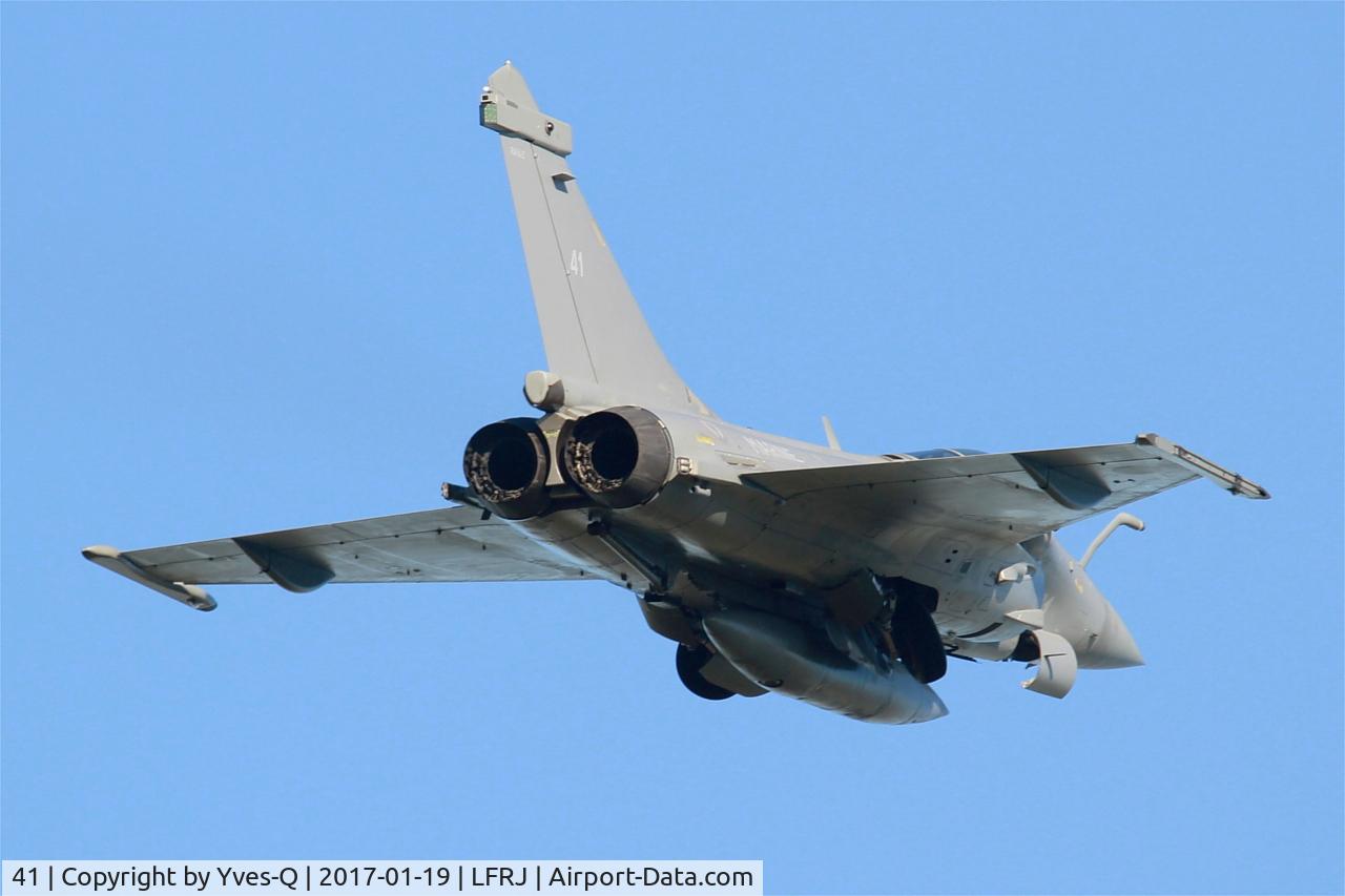 41, Dassault Rafale M C/N 41, Dassault Rafale M, Go arround rwy 08, Landivisiau naval air base (LFRJ)